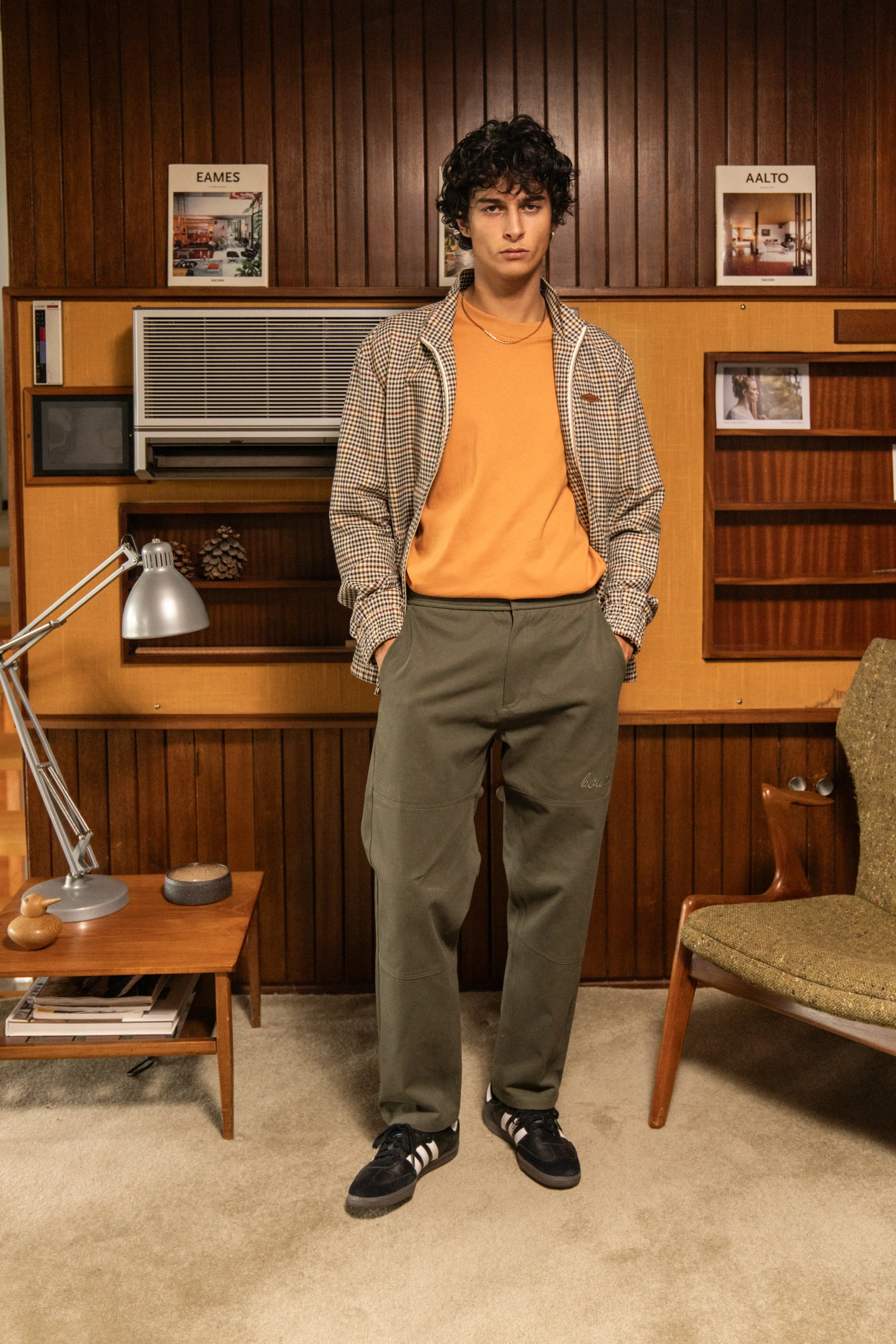 KHAKI STRAIGHT WORK PANT - Image 8