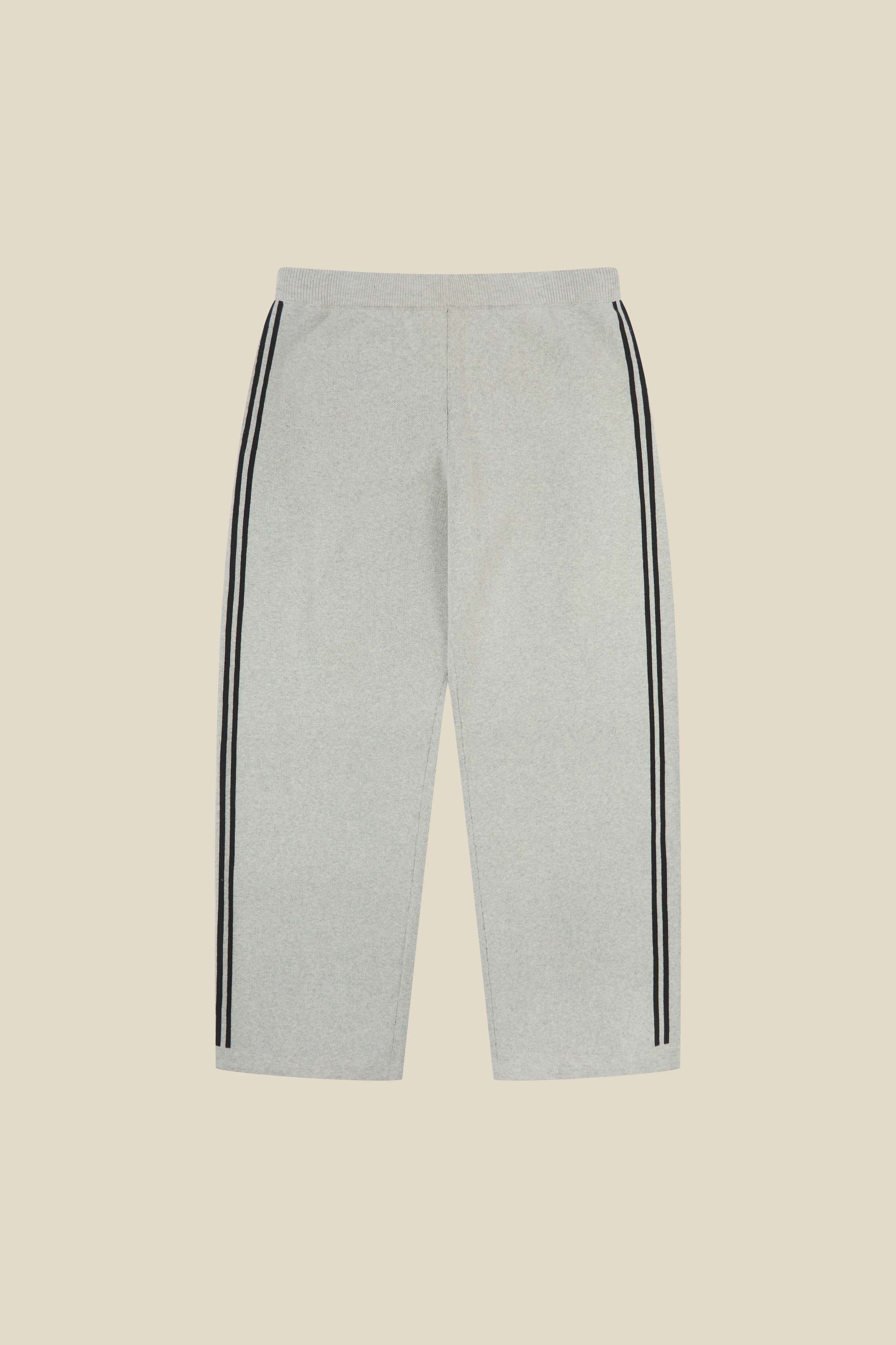 RACER KNIT CUFFLESS JOGGERS - GREY - Image 10