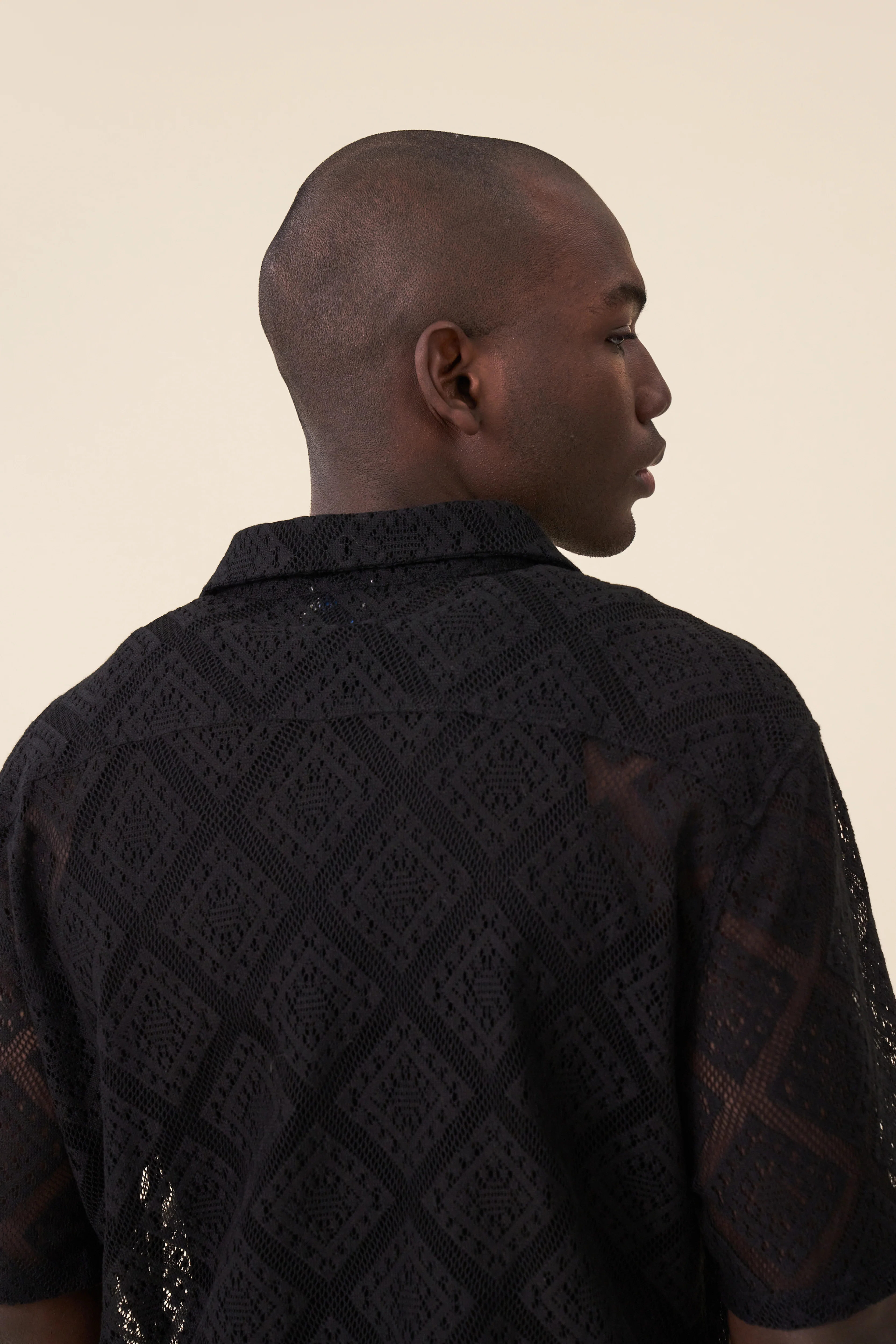 LACE VACATION SHIRT - BLACK - Image 8