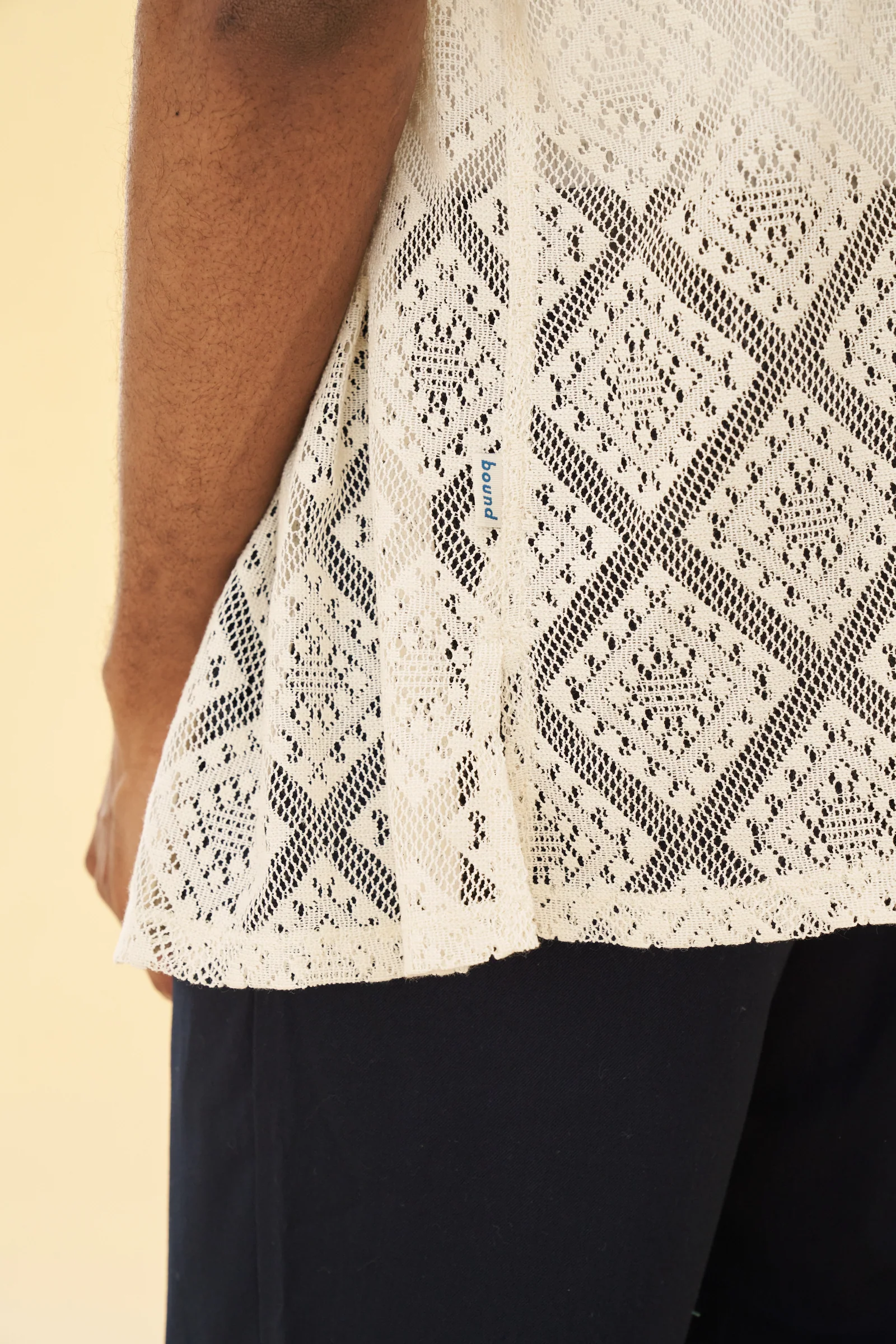 LACE VACATION SHIRT - CREAM - Image 11