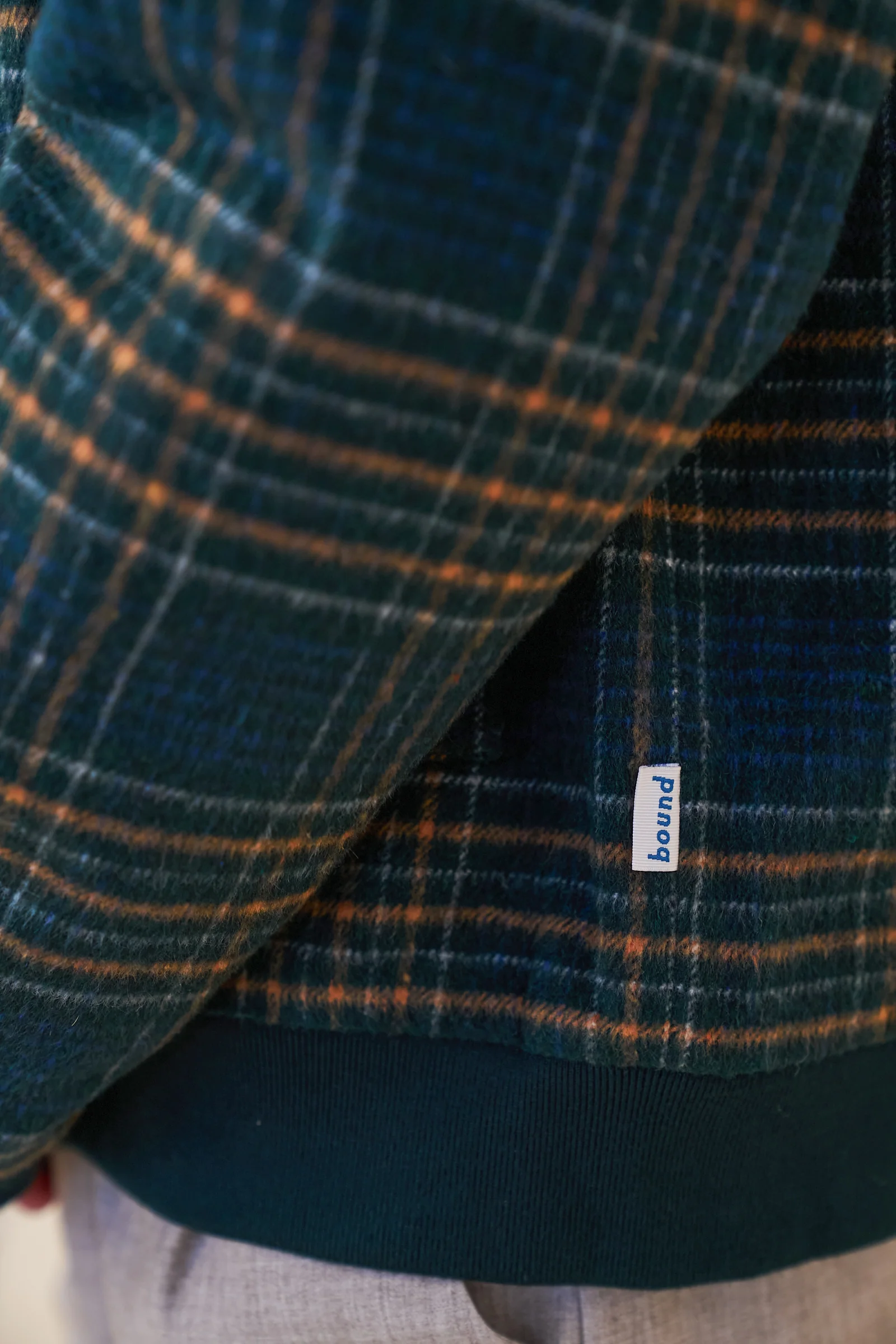 LENOX CHECK WOOL BOMBER - Image 8