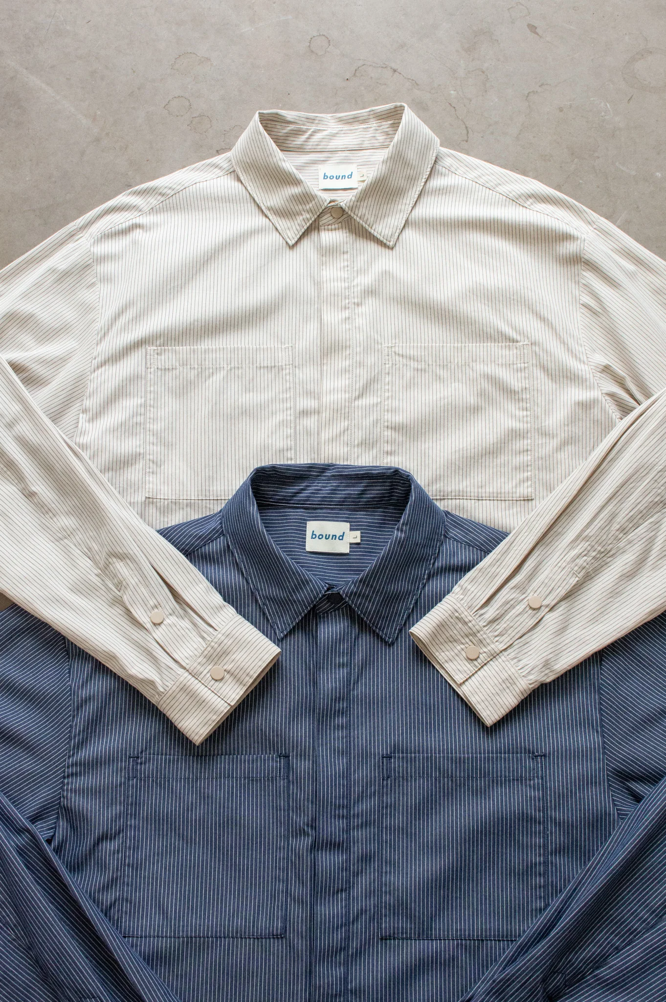 LORDELO STRIPE LONGSLEEVE SHIRT - ECRU - Image 5