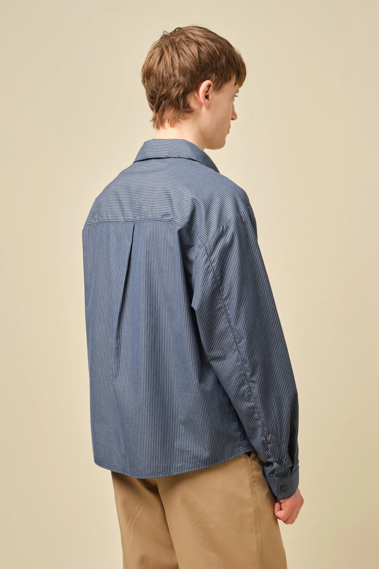LORDELO STRIPE LONGSLEEVE SHIRT - NAVY - Image 4