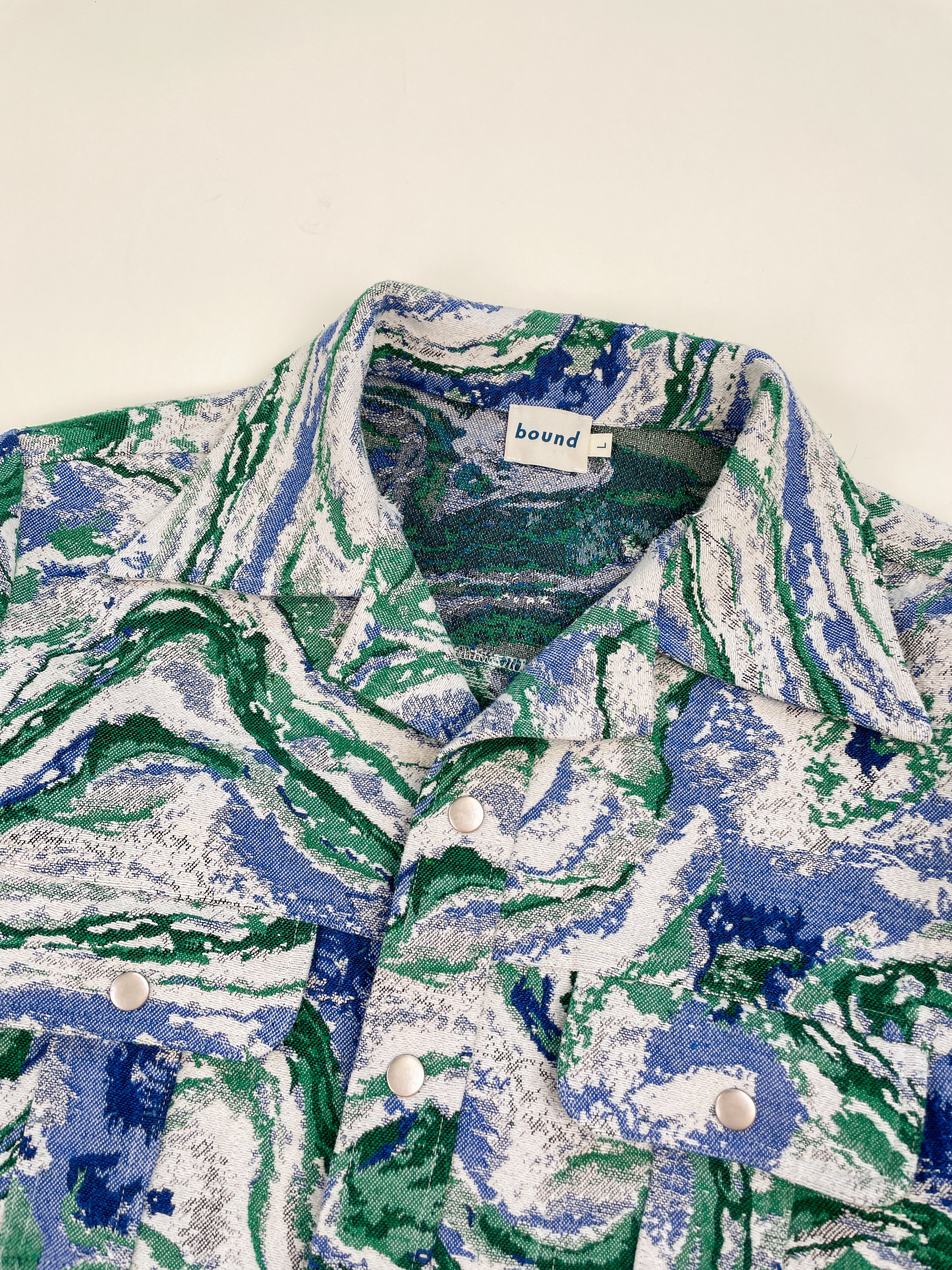 MARBLE PATTERNED RECYCLED JACKET - Image 12