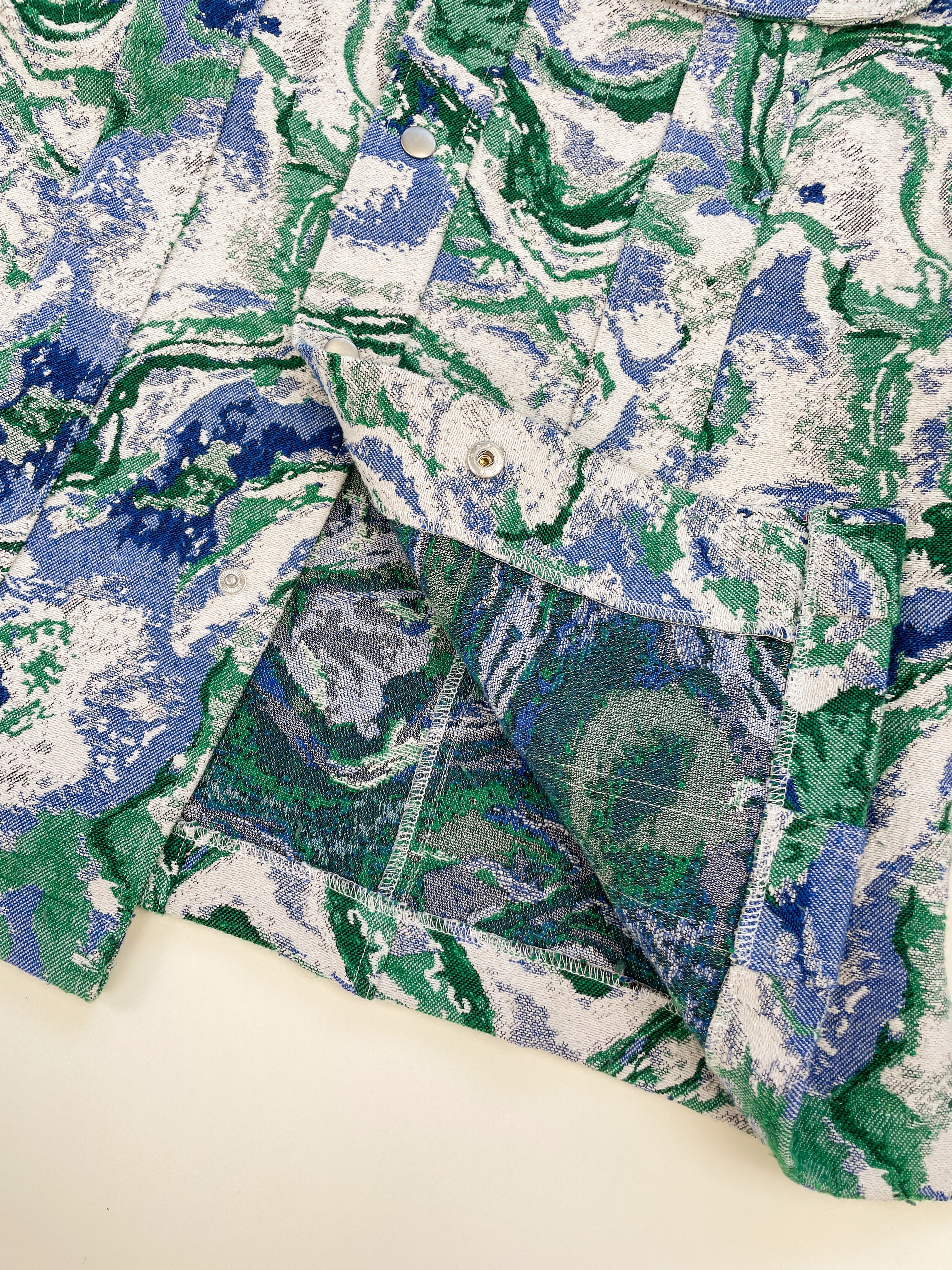 MARBLE PATTERNED RECYCLED JACKET - Image 14