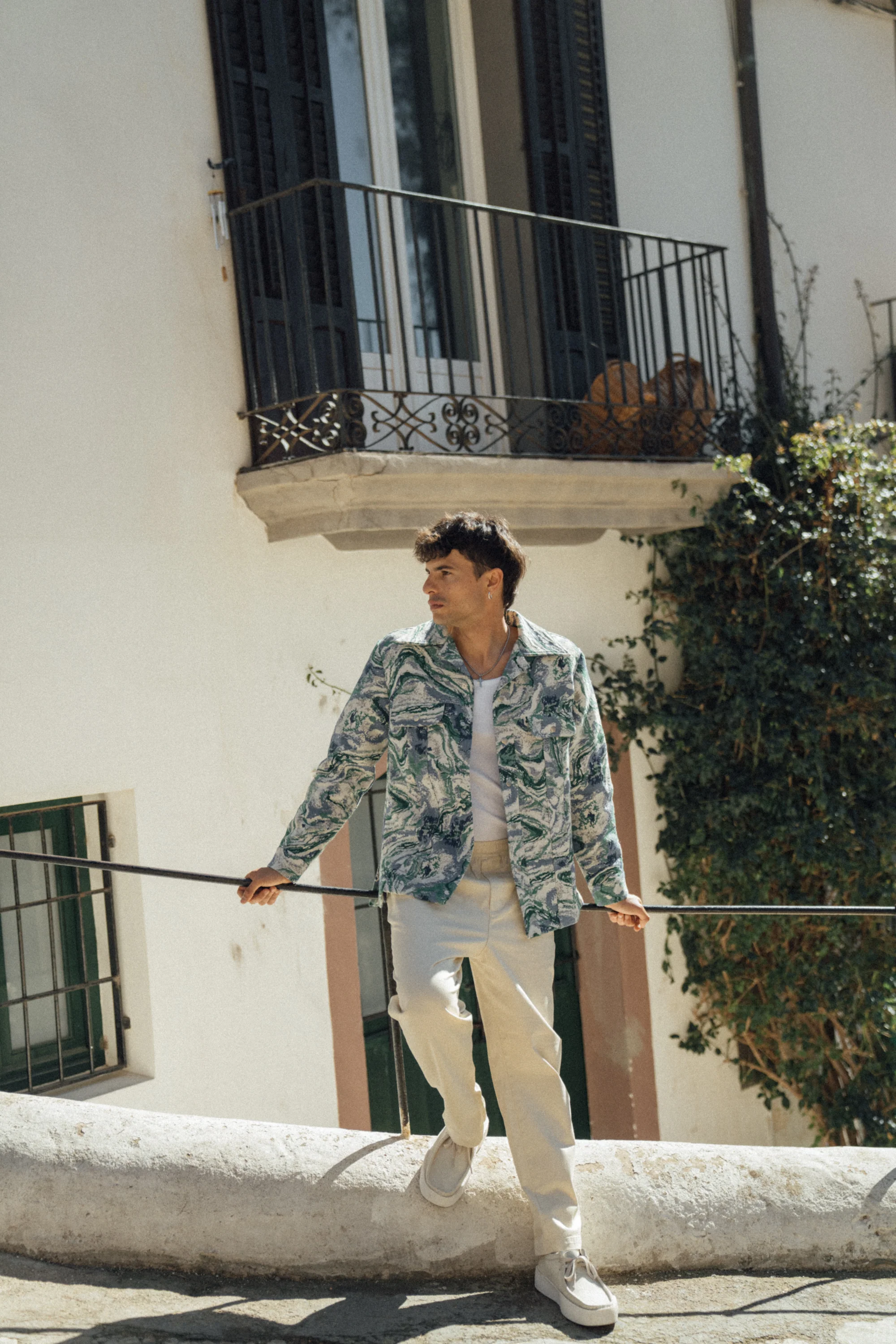 MARBLE PATTERNED RECYCLED JACKET - Image 8
