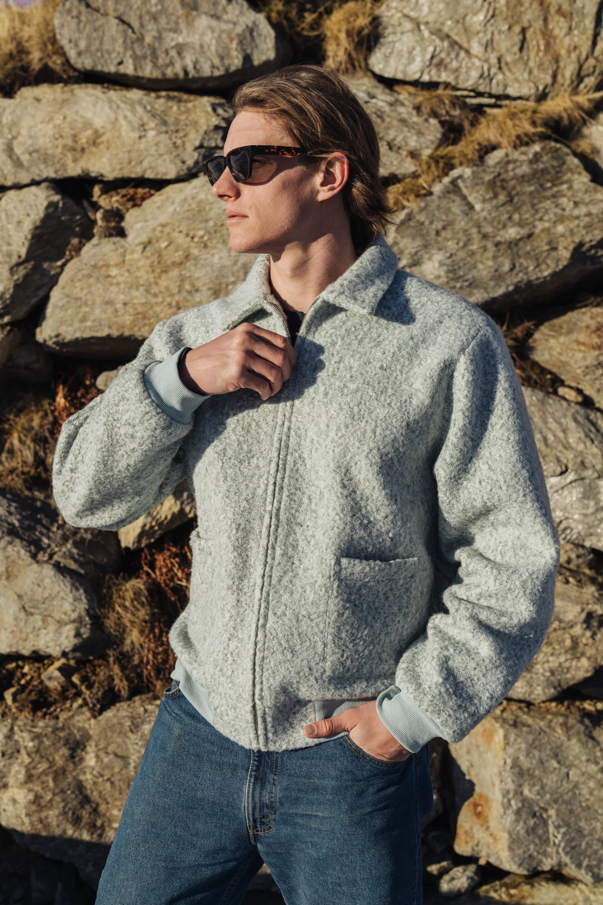 CLOUD TEXTURED JACKET - Image 8