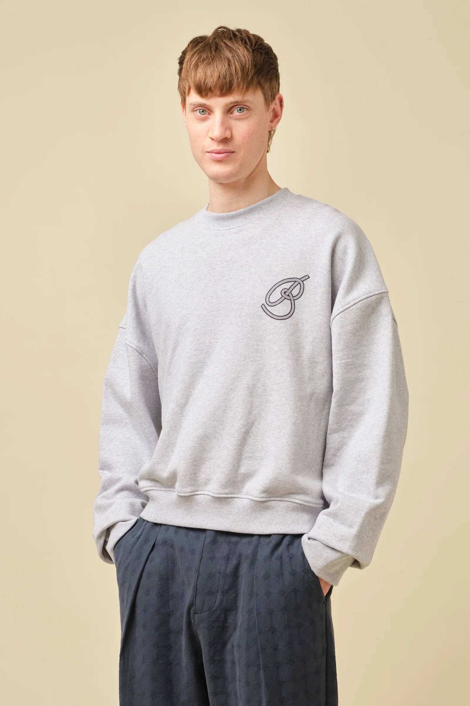 MARINE SWEATER - HEATHER MARL GREY - Image 2