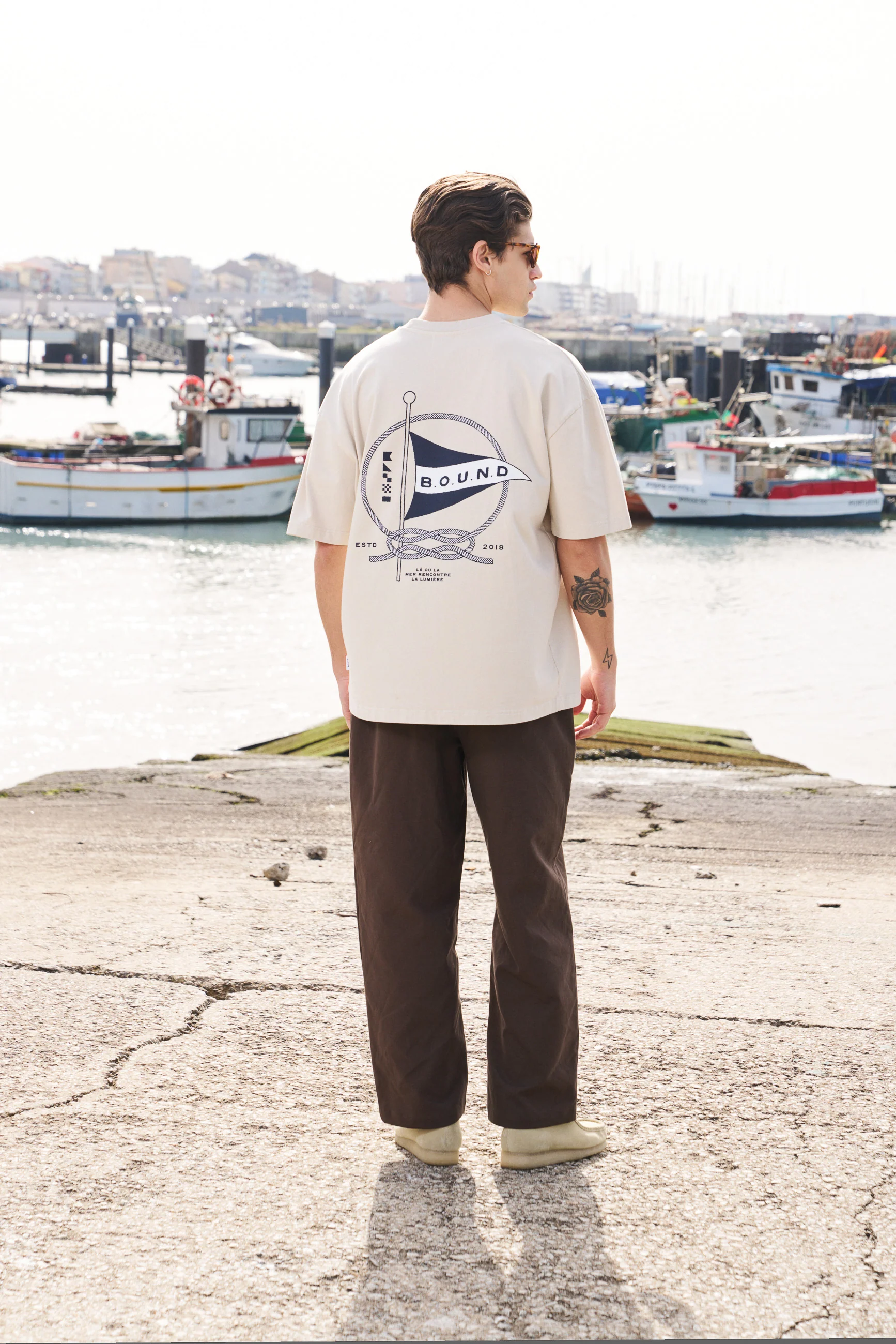 MARINE TEE - WASHED SAND - Image 3