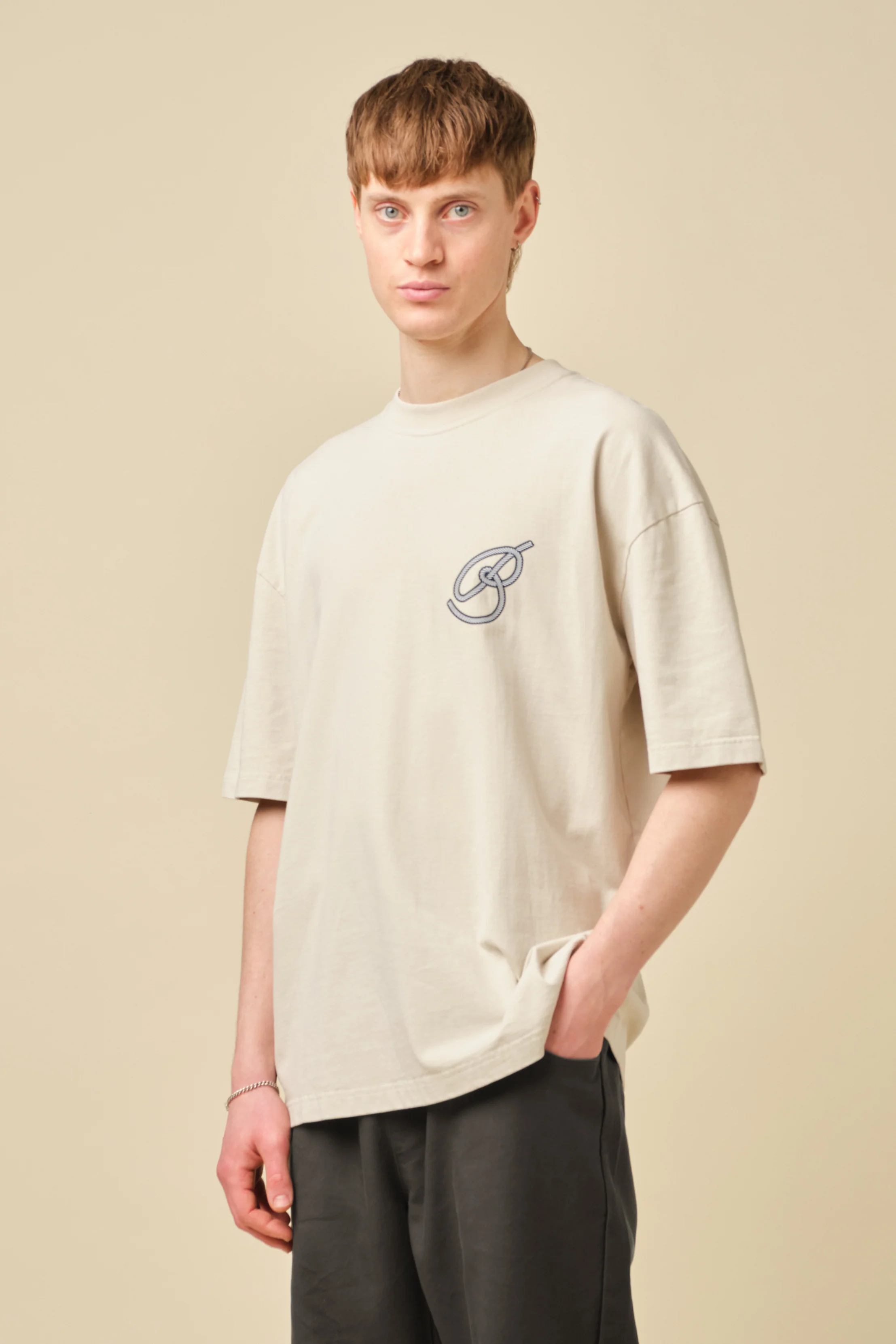MARINE TEE - WASHED SAND - Image 4