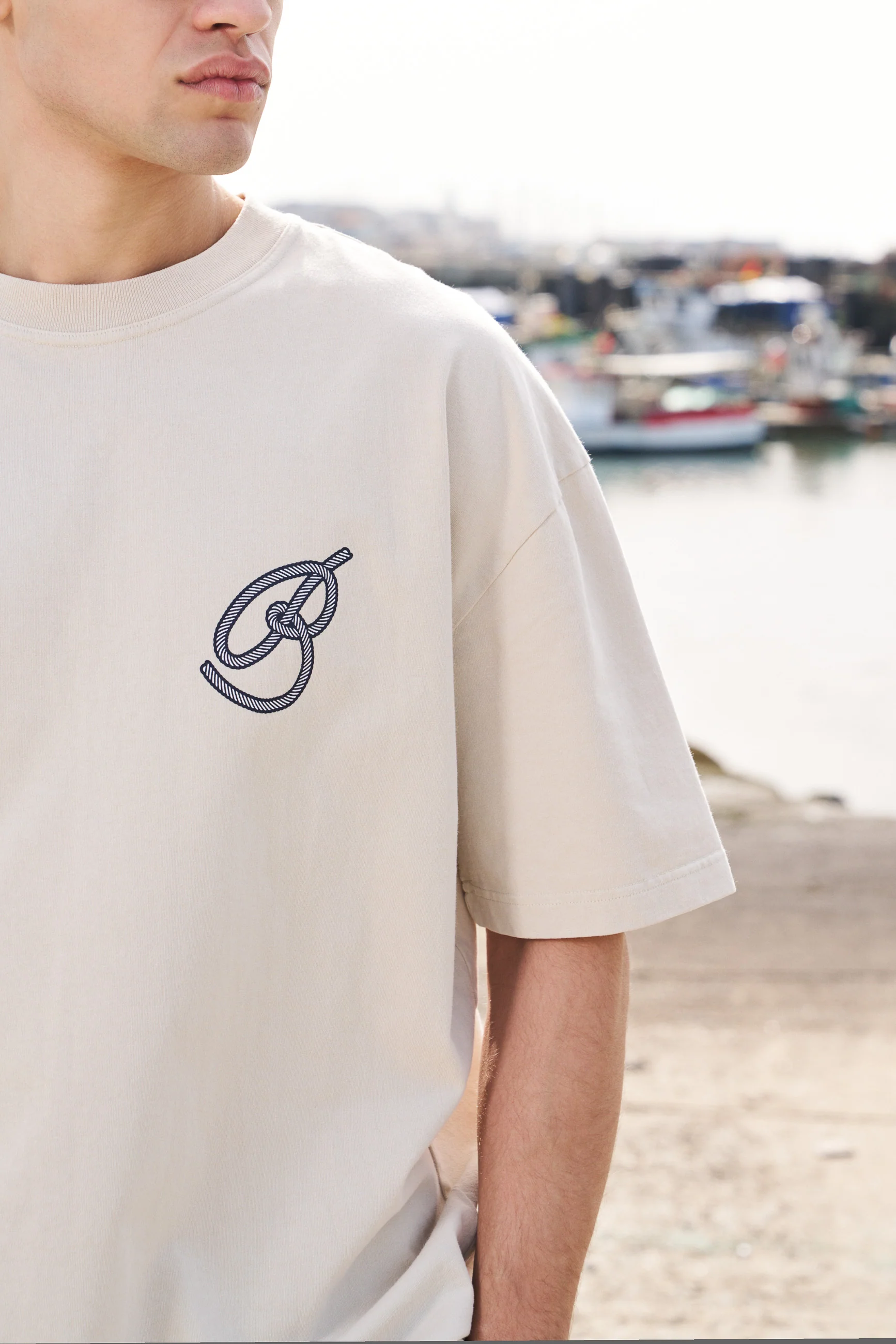 MARINE TEE - WASHED SAND - Image 7