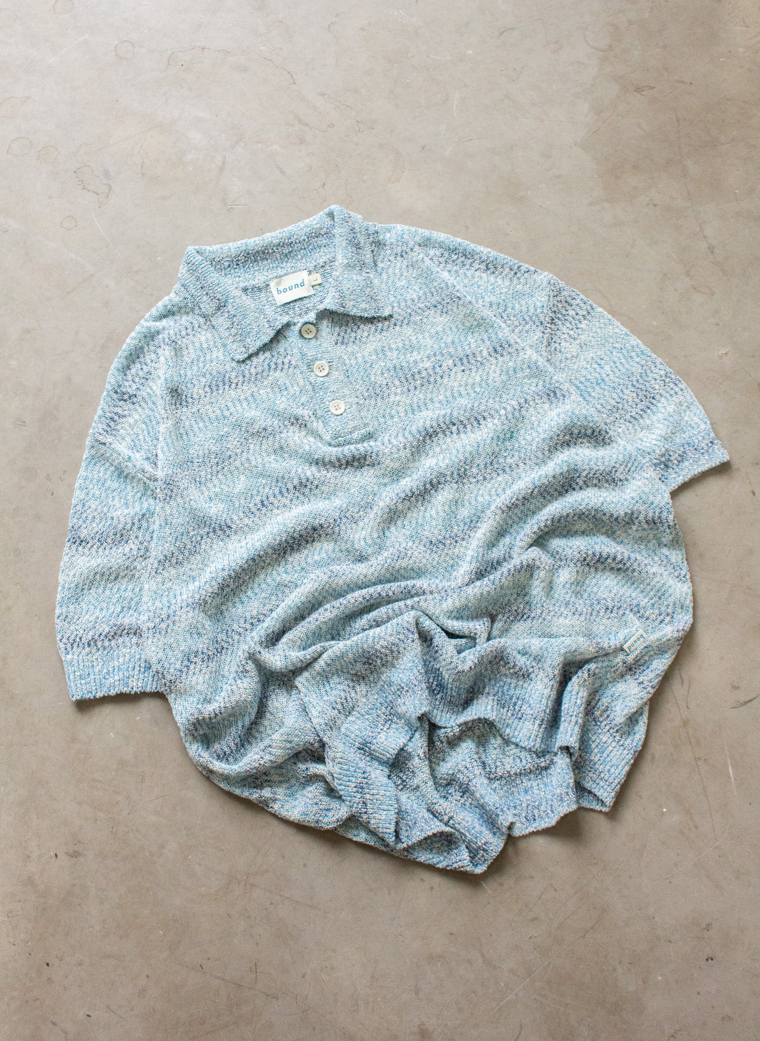 MARINE TEXTURED KNIT POLO - Image 7