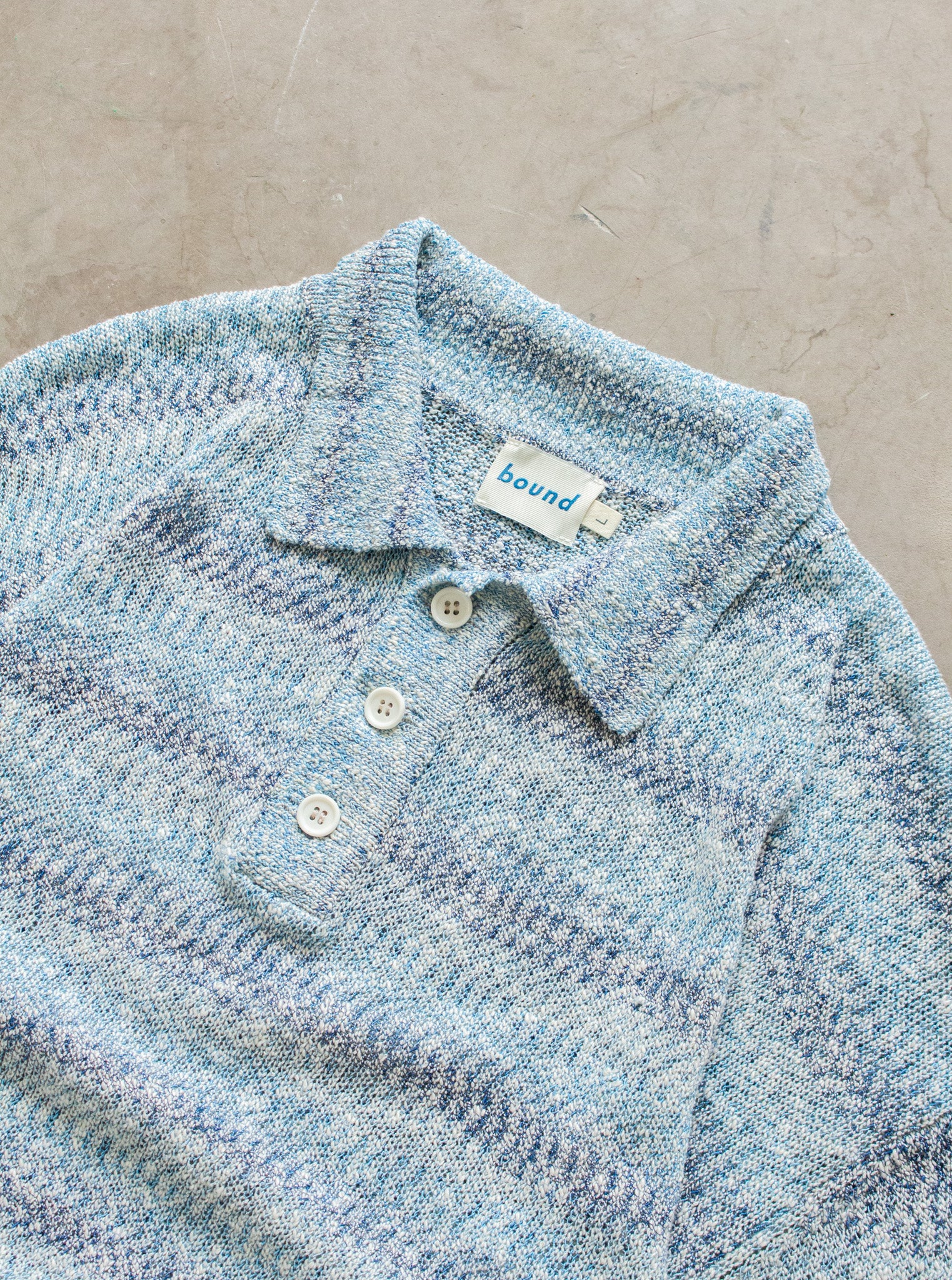 MARINE TEXTURED KNIT POLO - Image 8