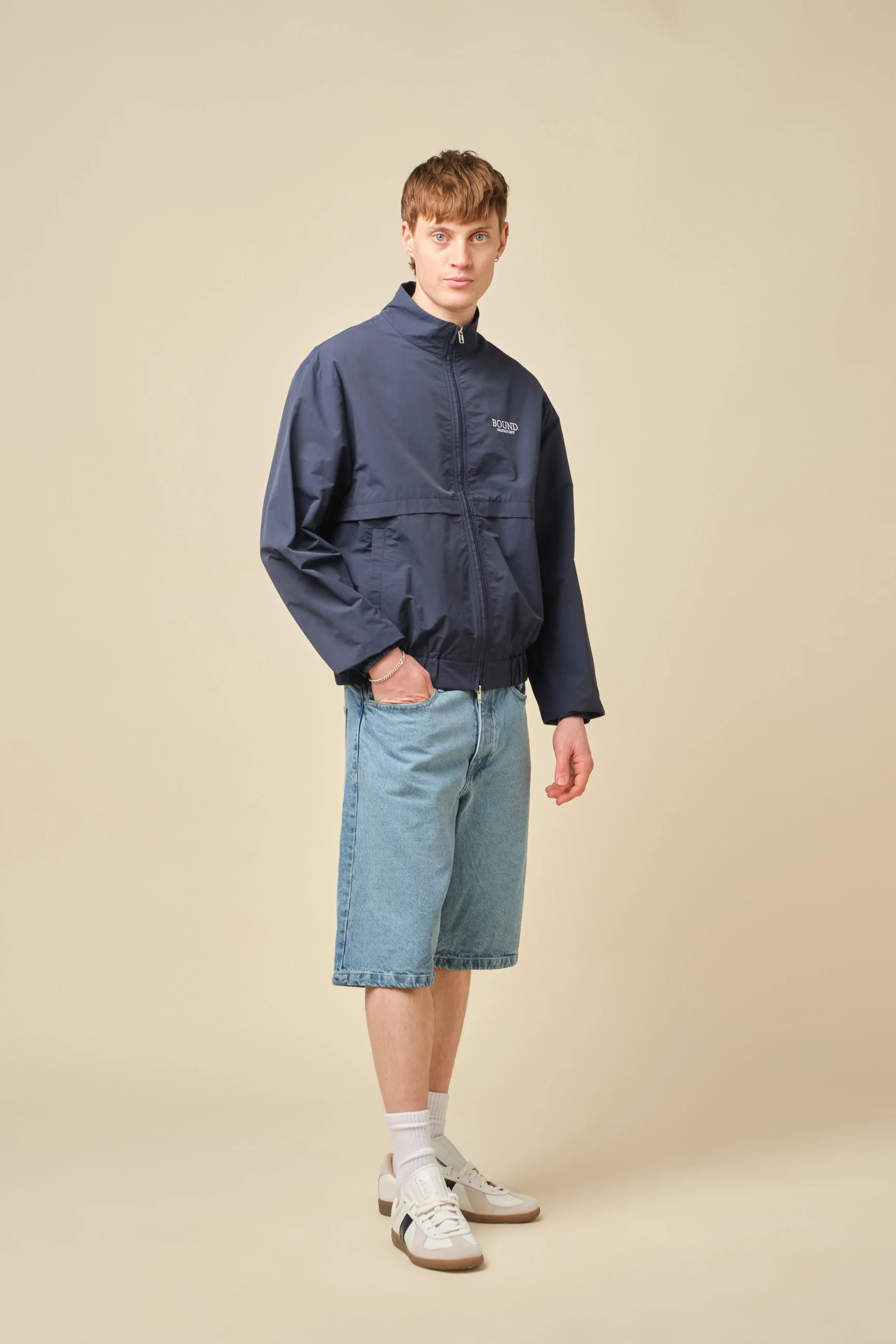 MARINE TRACK JACKET - NAVY - Image 3
