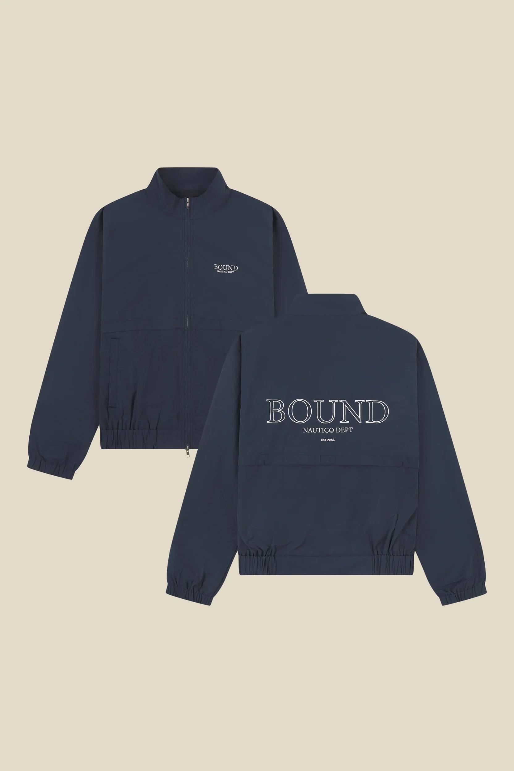MARINE TRACK JACKET - NAVY - Image 8