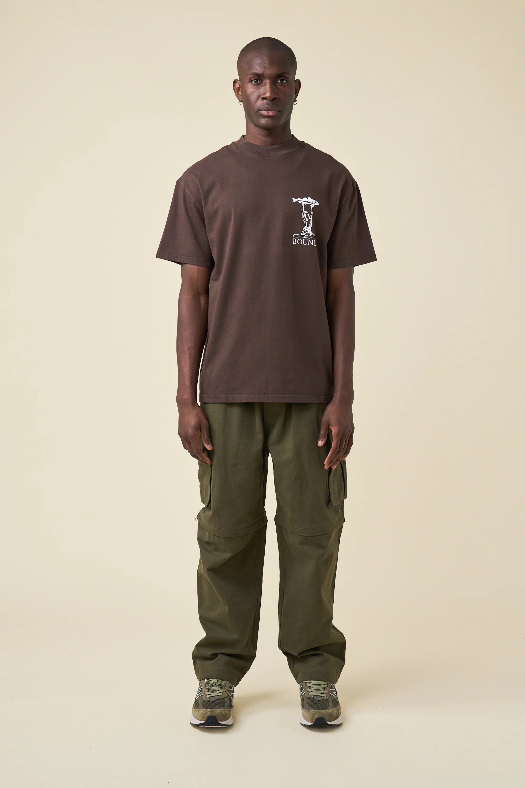 MARISSA ANGLING TEE - BROWN - Image 4