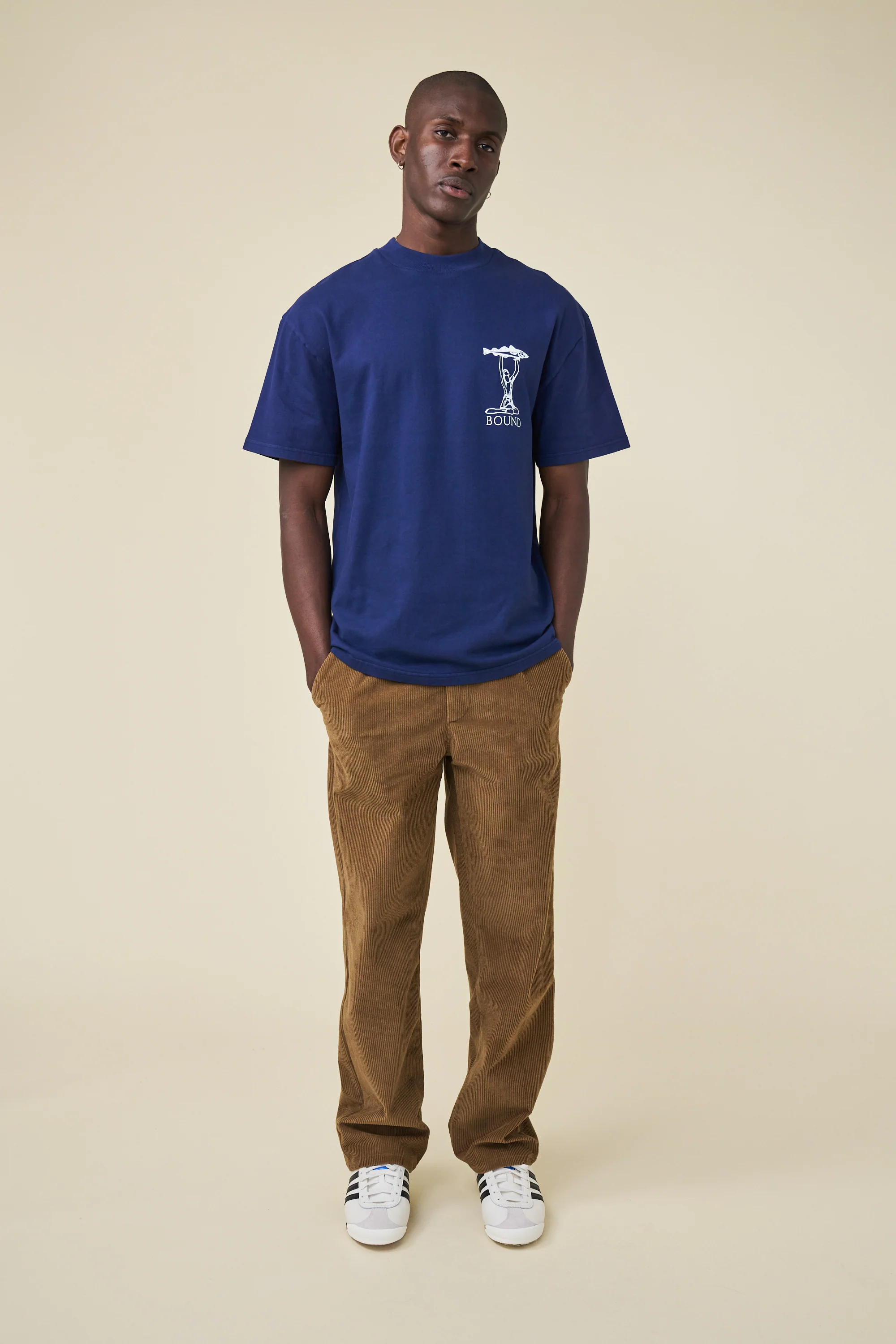 MARISSA ANGLING TEE - NAVY - Image 4