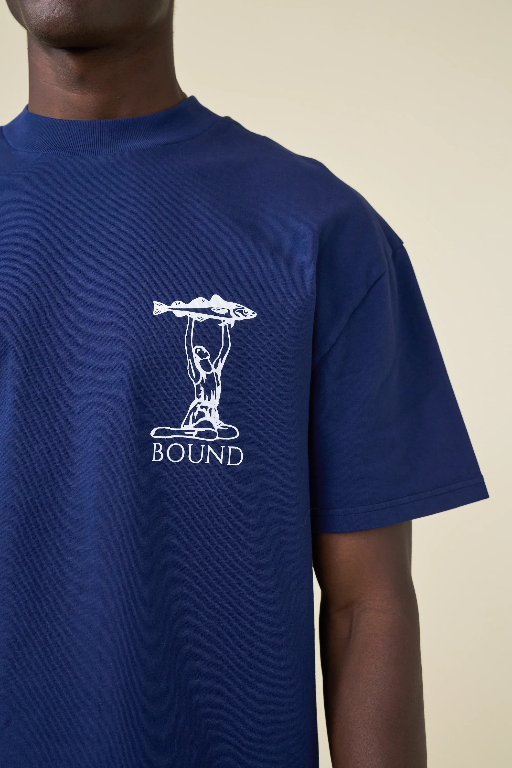 MARISSA ANGLING TEE - NAVY - Image 6
