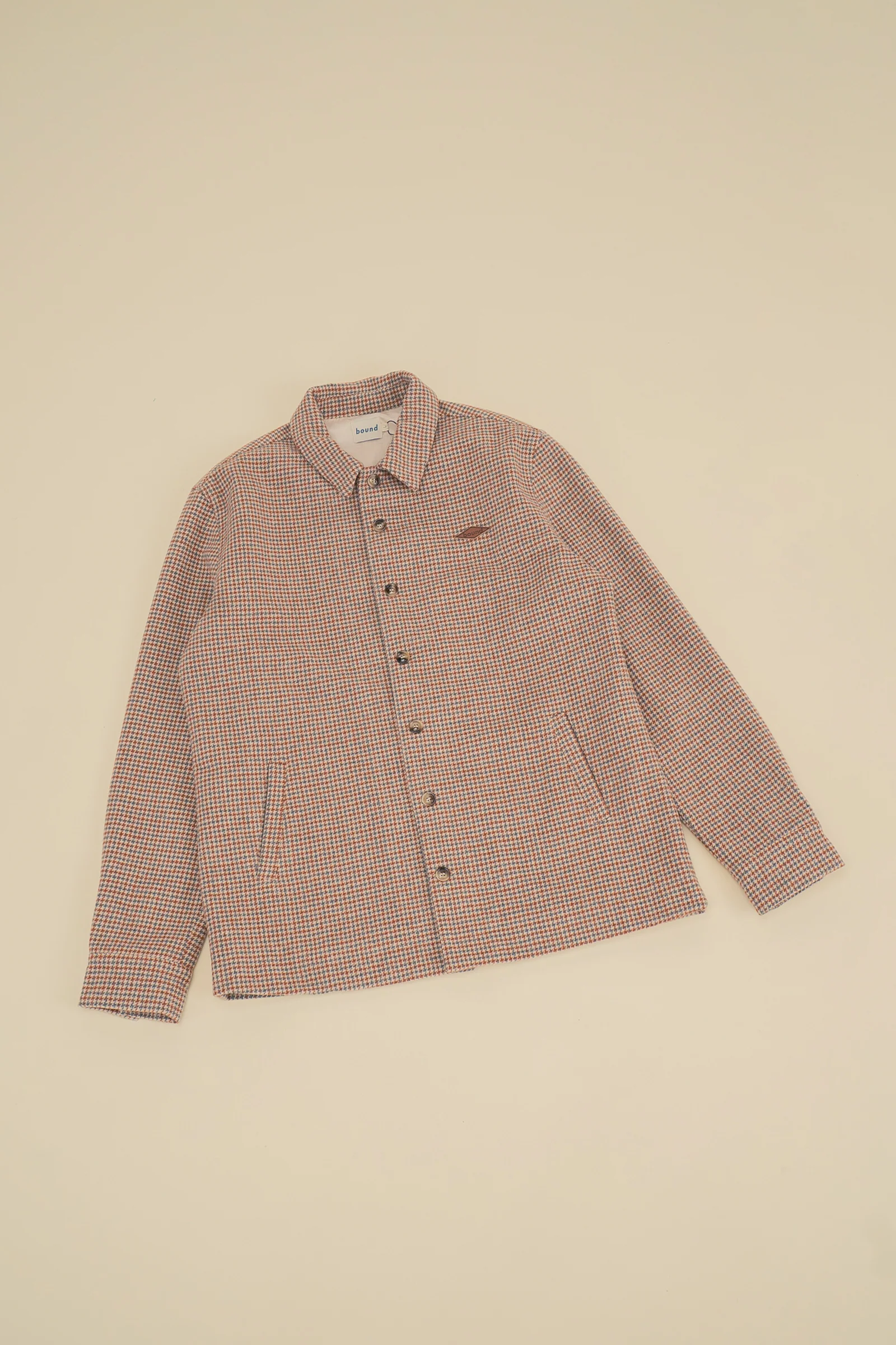 MAXIM DOGTOOTH WOOL COACH JACKET - Image 11