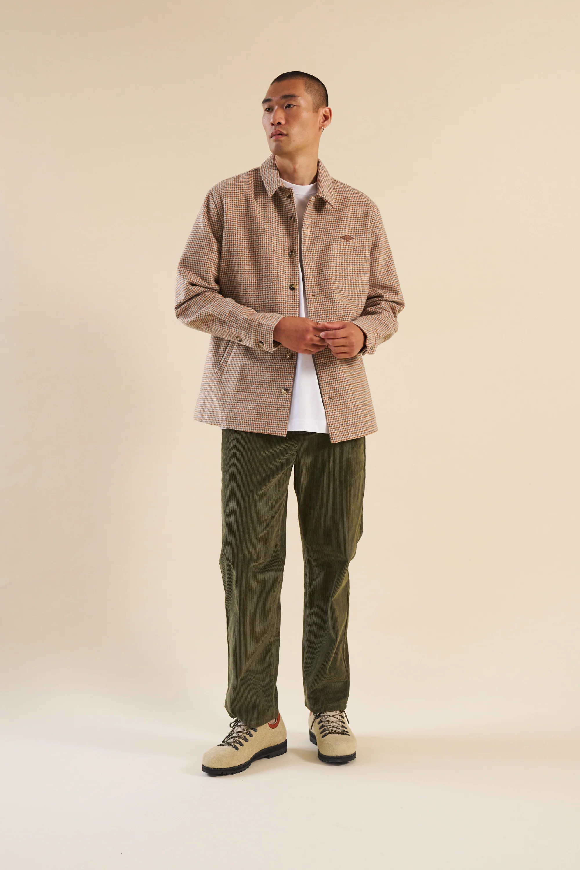 MAXIM DOGTOOTH WOOL COACH JACKET - Image 7