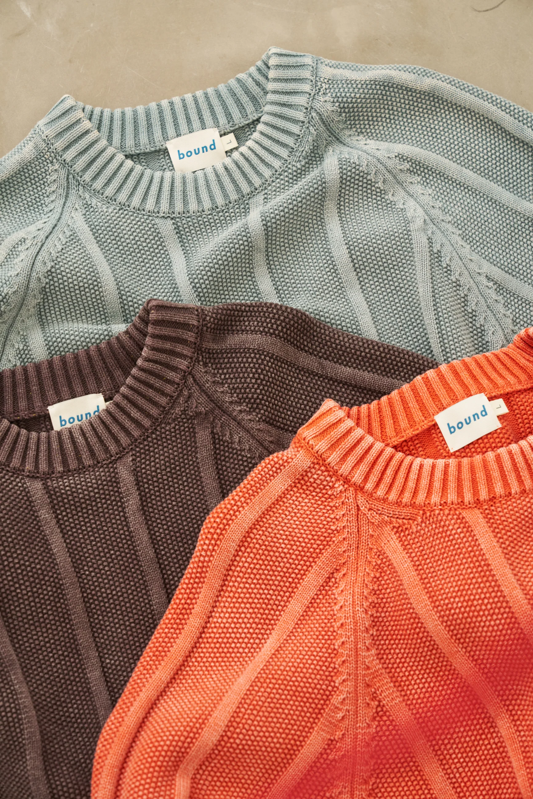 MELVIN WASHED SWEATER - BROWN - Image 8