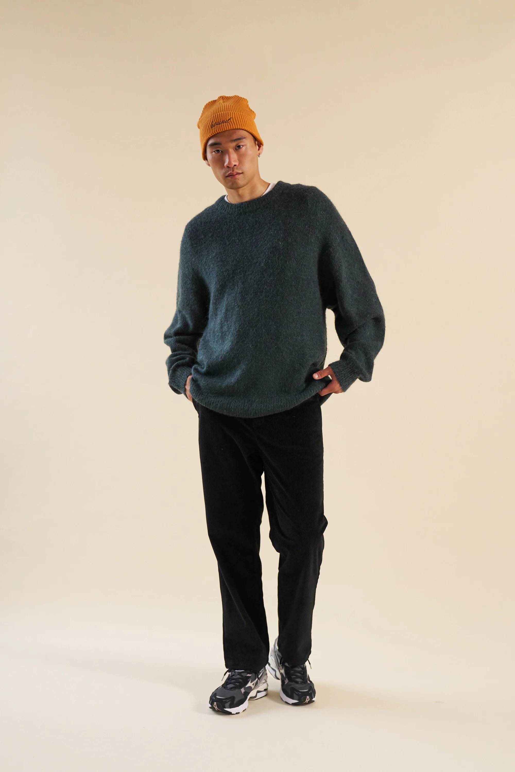 MIDNIGHT BLACK CORDUROY TROUSERS - Image 5