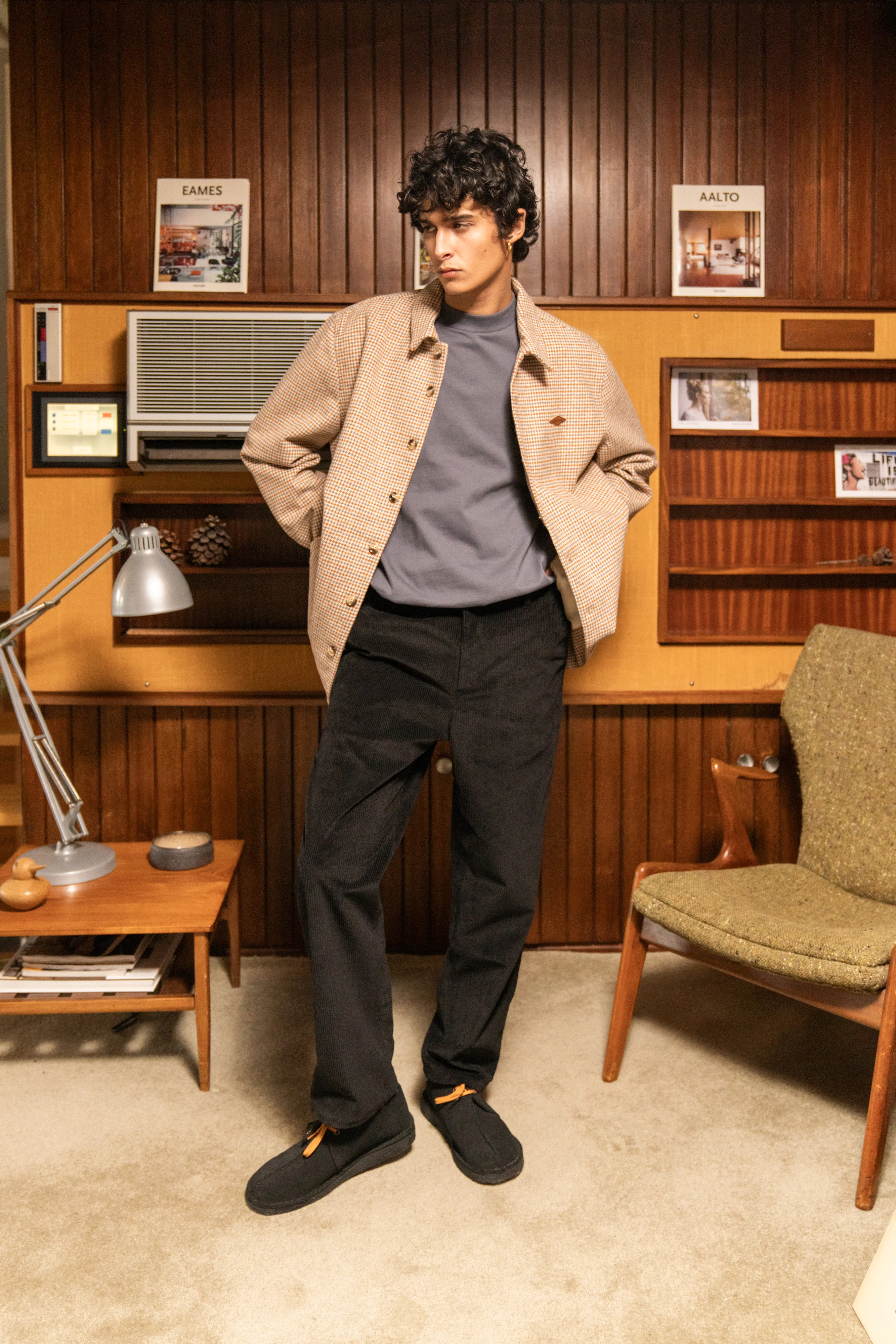 MIDNIGHT BLACK CORDUROY TROUSERS - Image 8