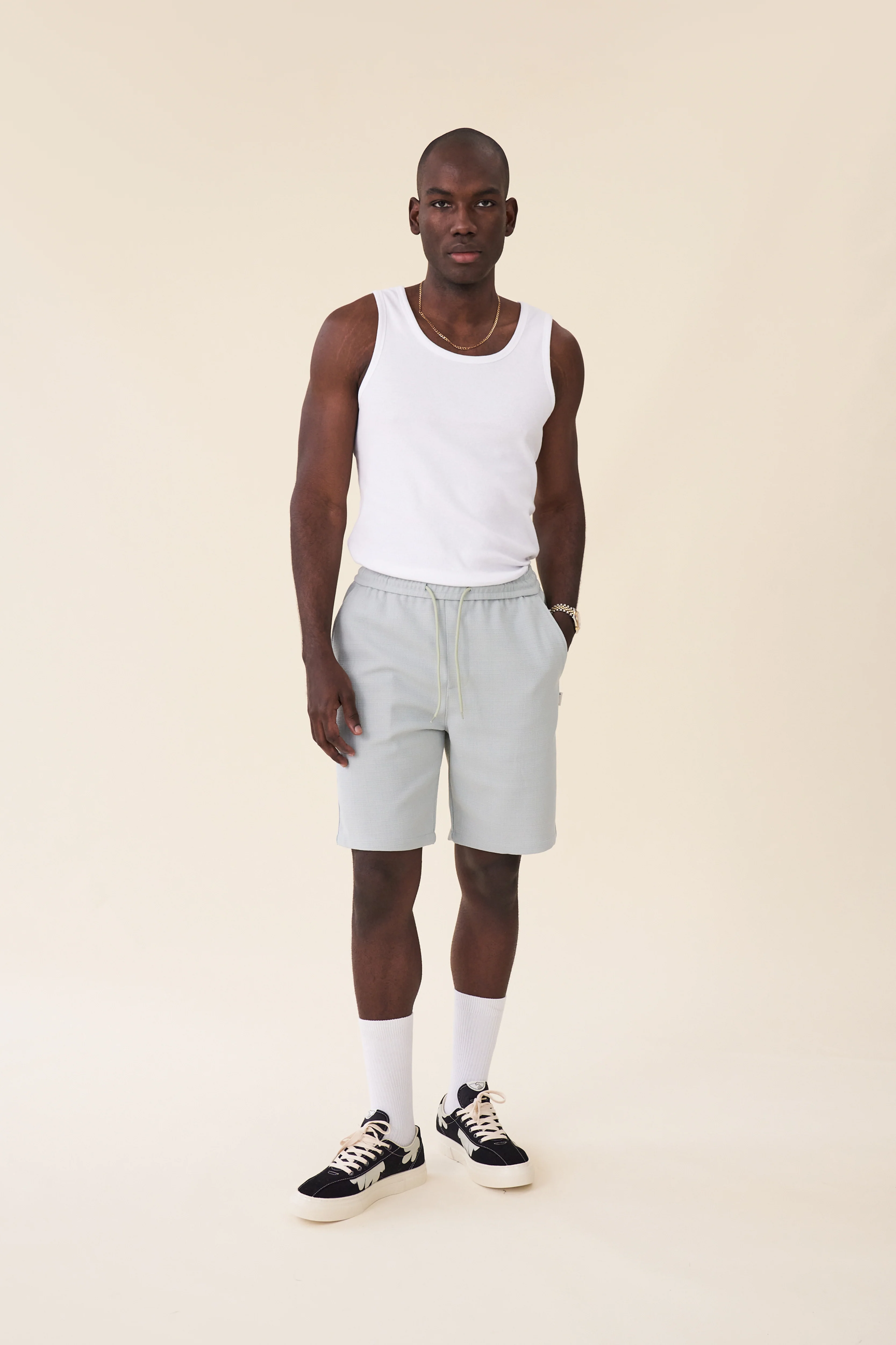 MINT TEXTURED HEAVY SHORTS - Image 7