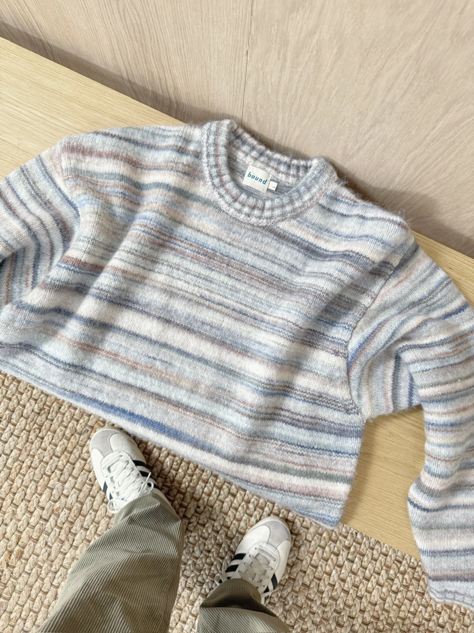 MULTI STRIPE FLUFFY KNIT - Image 8