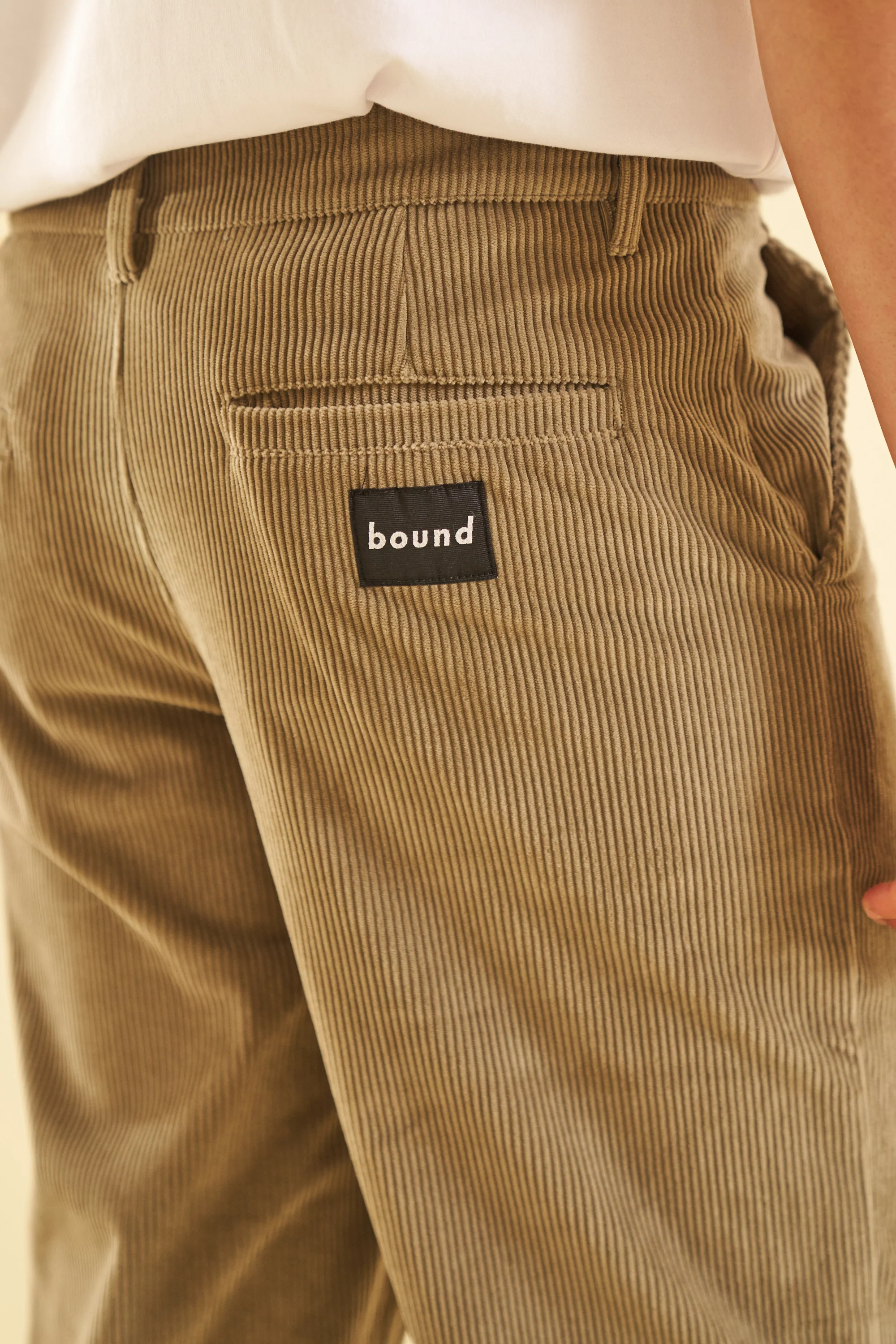 MUSHROOM CORDUROY TROUSERS - Image 3