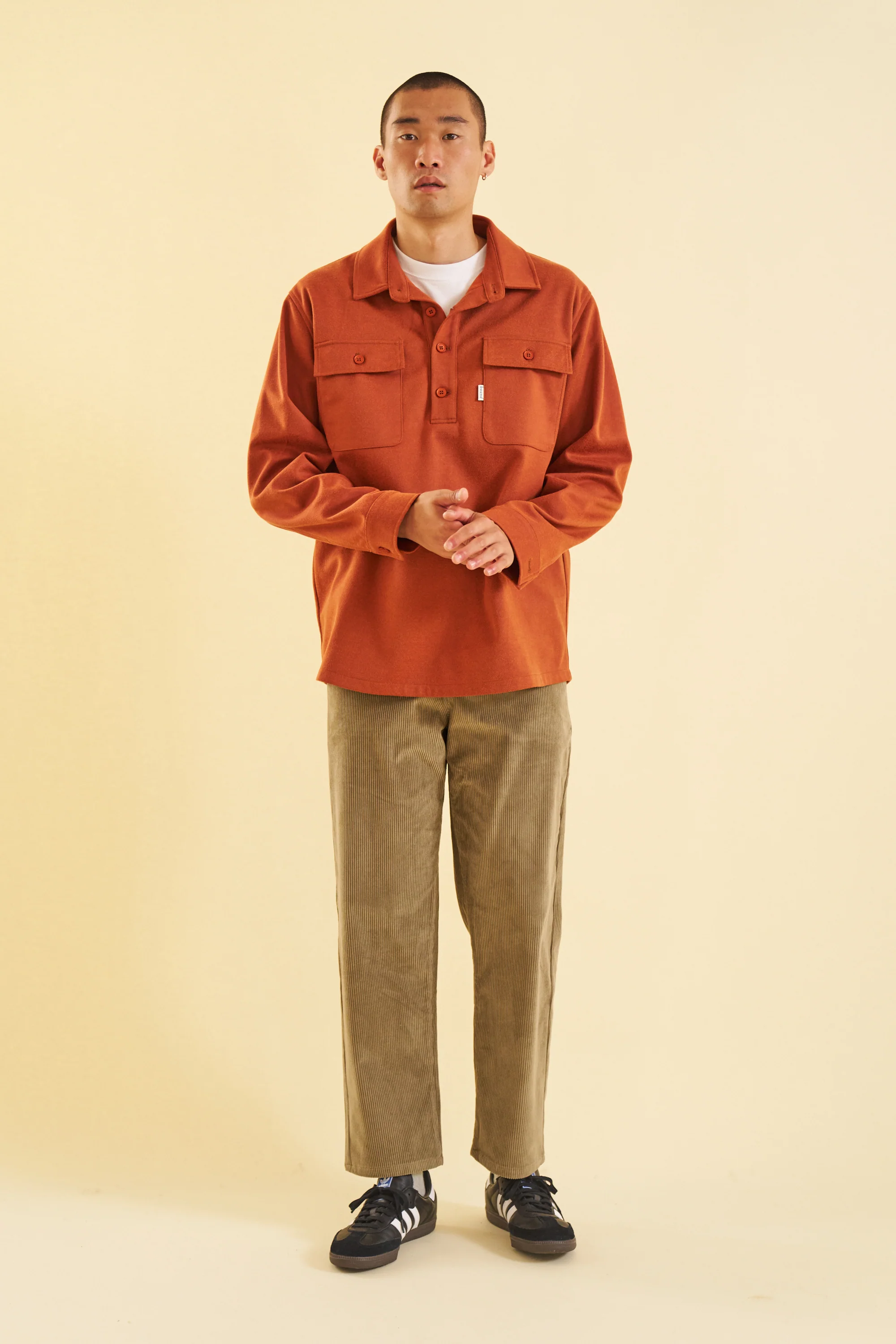 MUSHROOM CORDUROY TROUSERS - Image 5