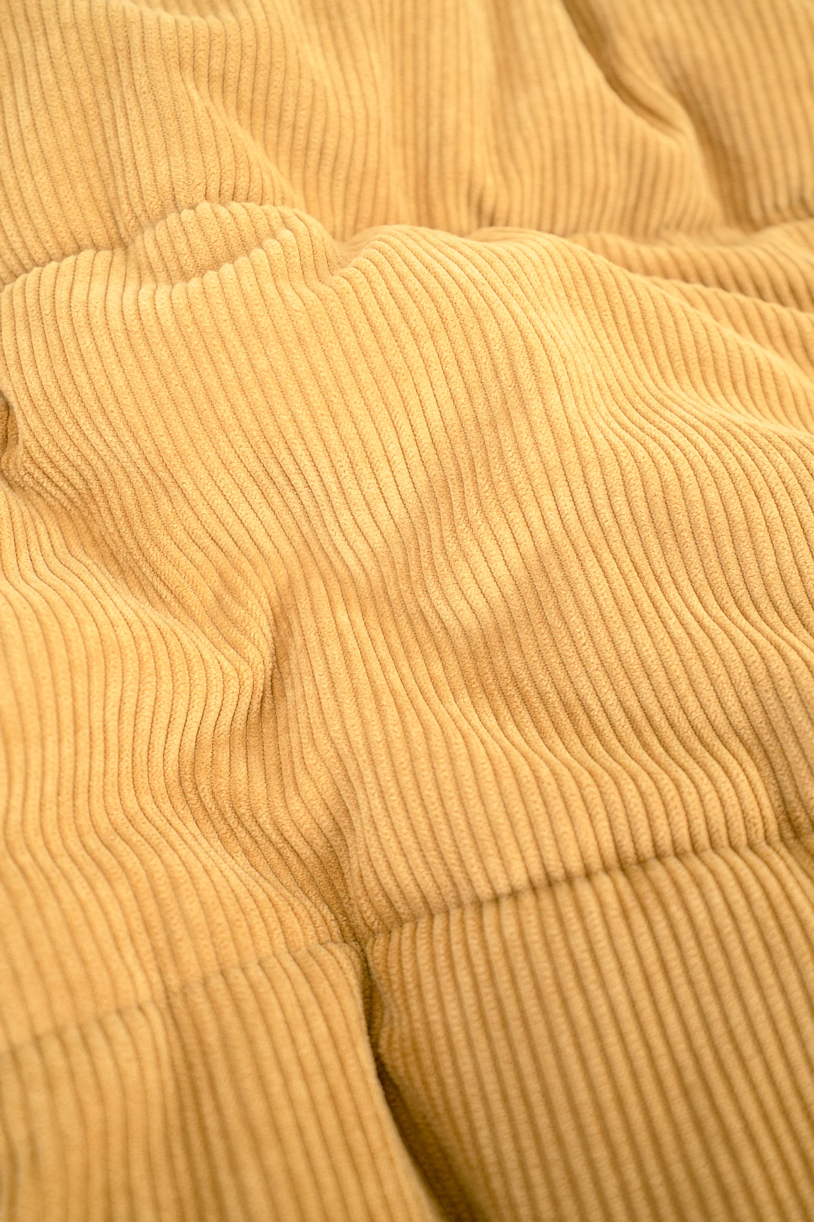 MUSTARD CORD PUFFER COAT - Image 8