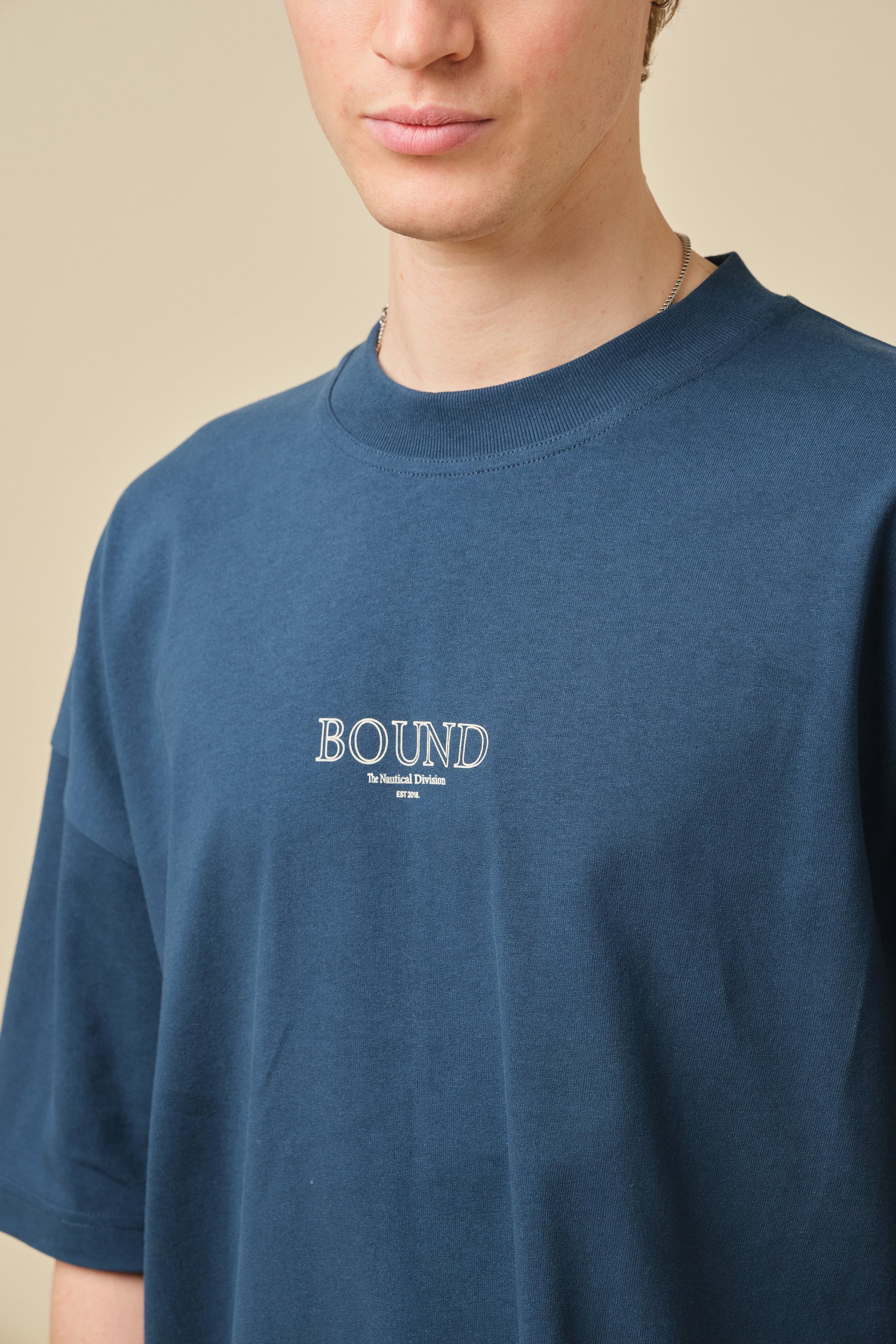 NAUTICAL DIVISON BOXY TEE - OCEAN BLUE - Image 2