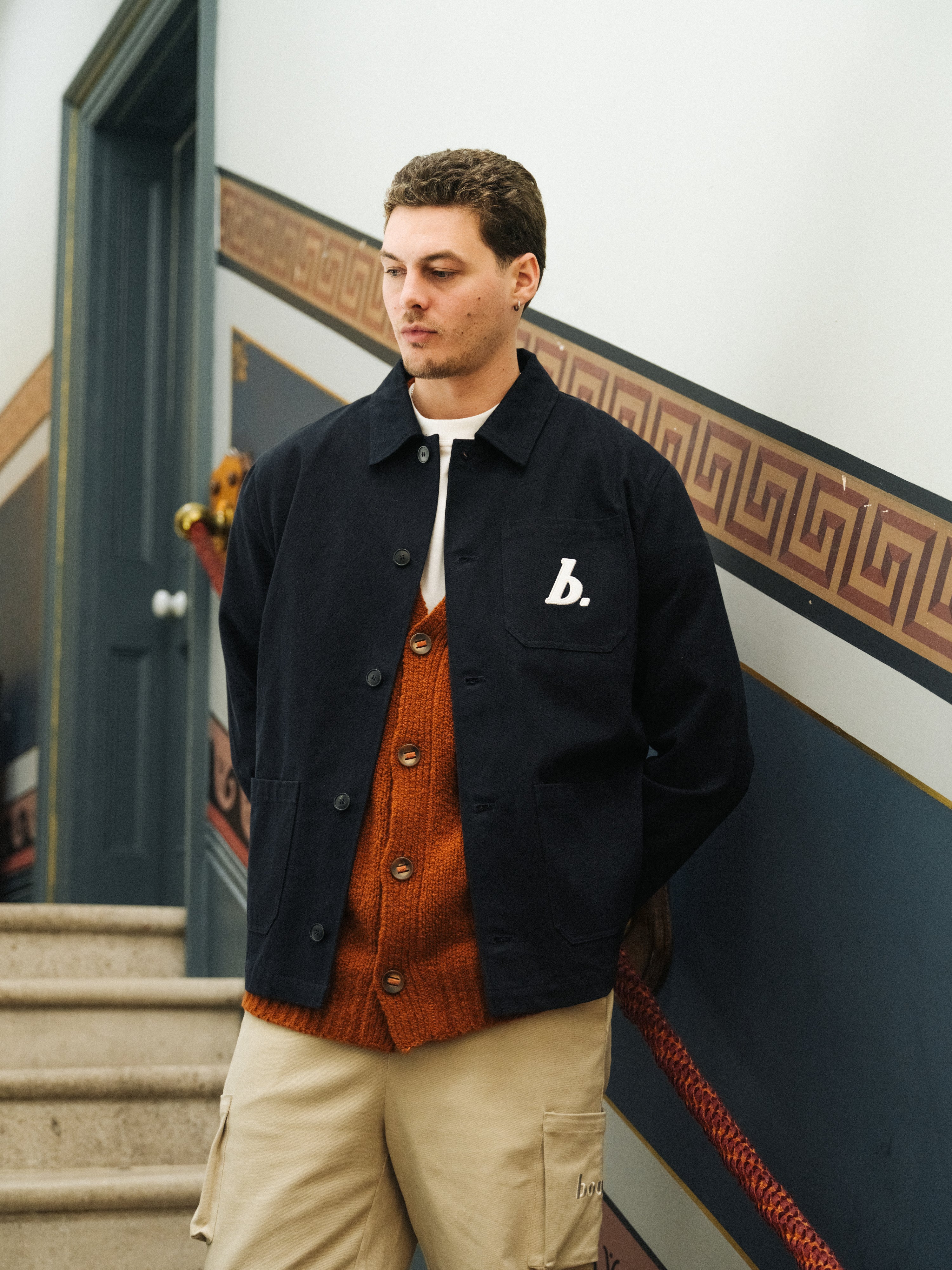 NAVY CHORE JACKET - Image 2