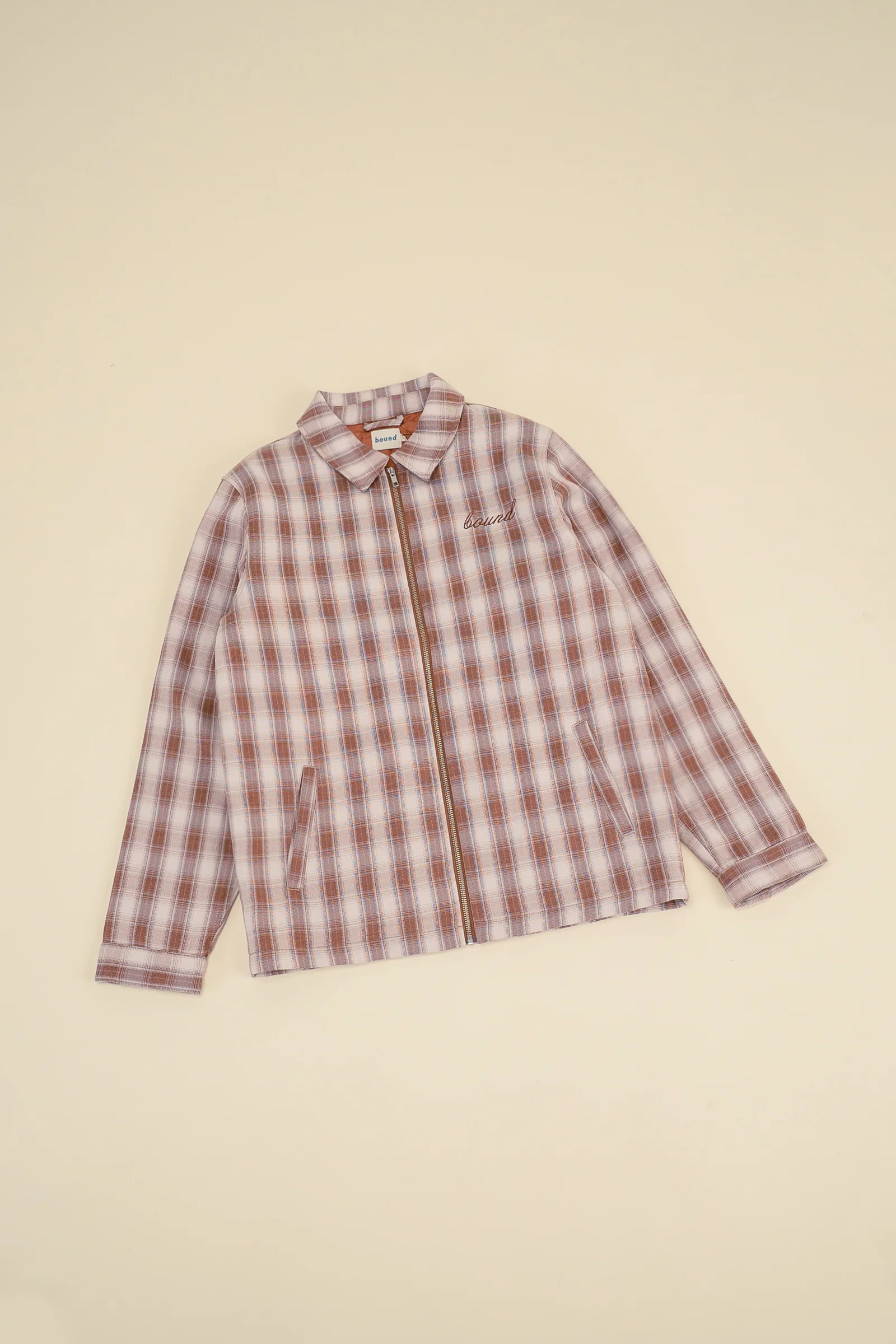 NEVADA BROWN CHECK COACH JACKET - Image 8