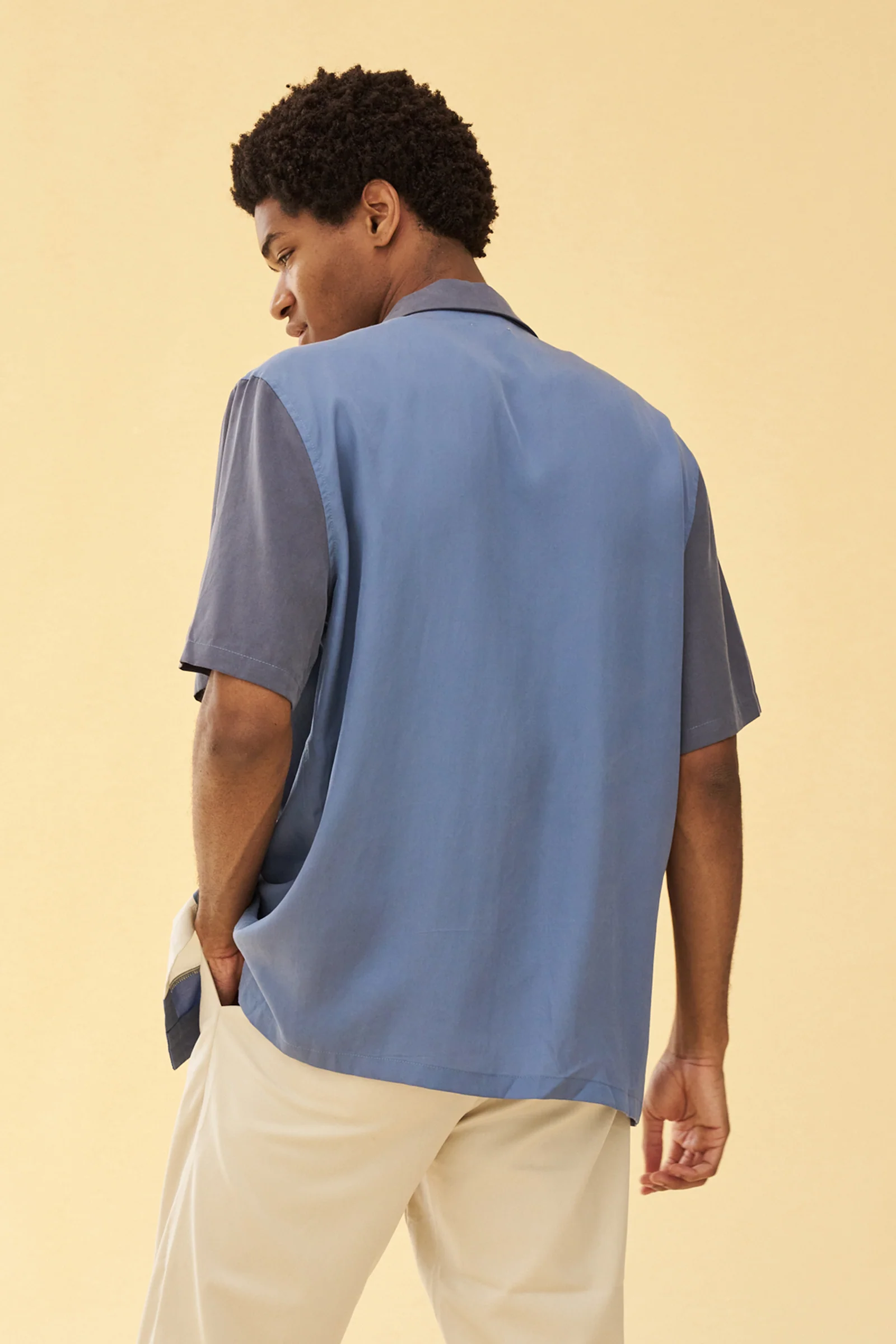 NEW JERSEY BOWLING SHIRT - BLUE - Image 4