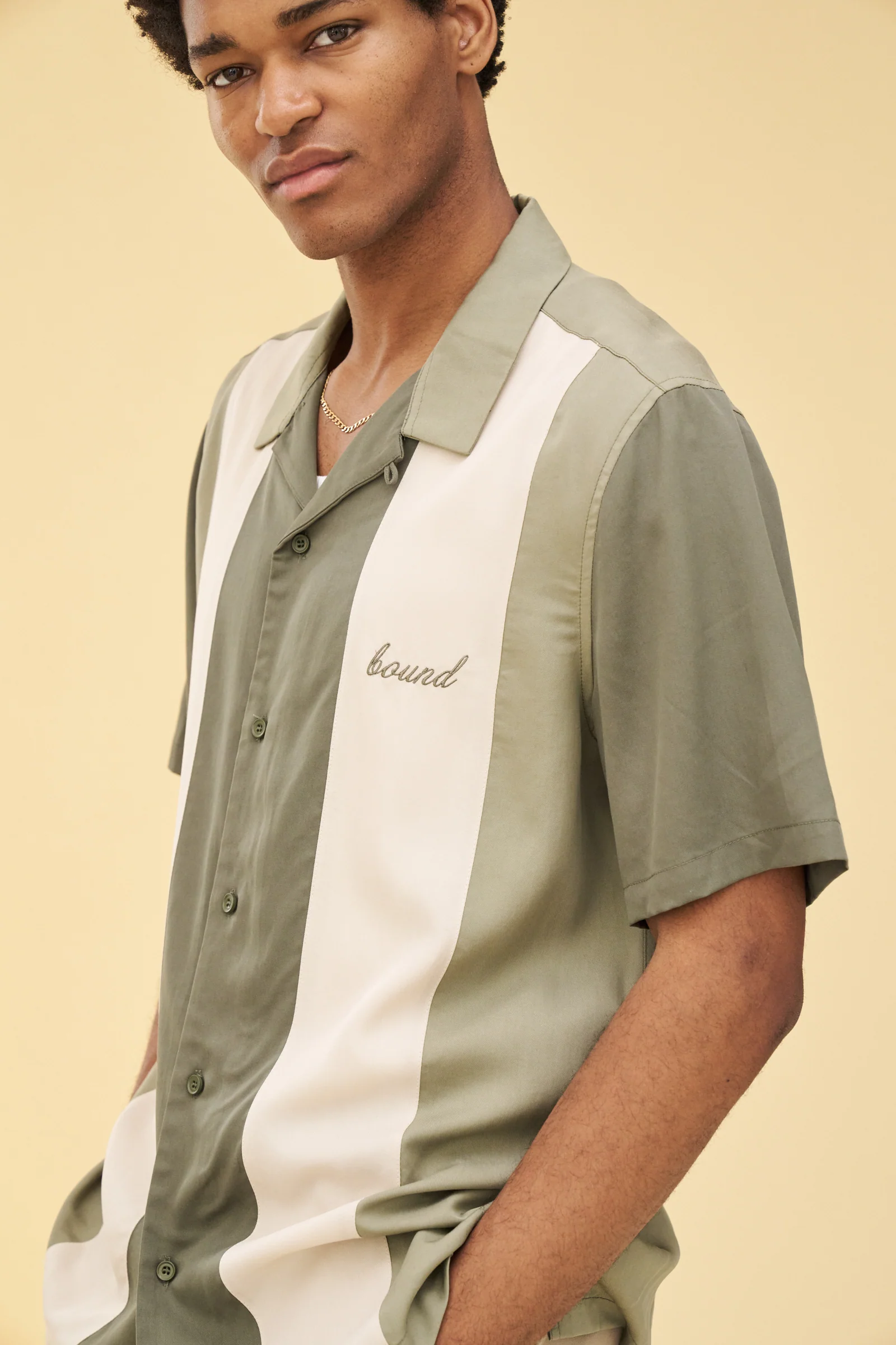 NEW JERSEY BOWLING SHIRT - GREEN - Image 4