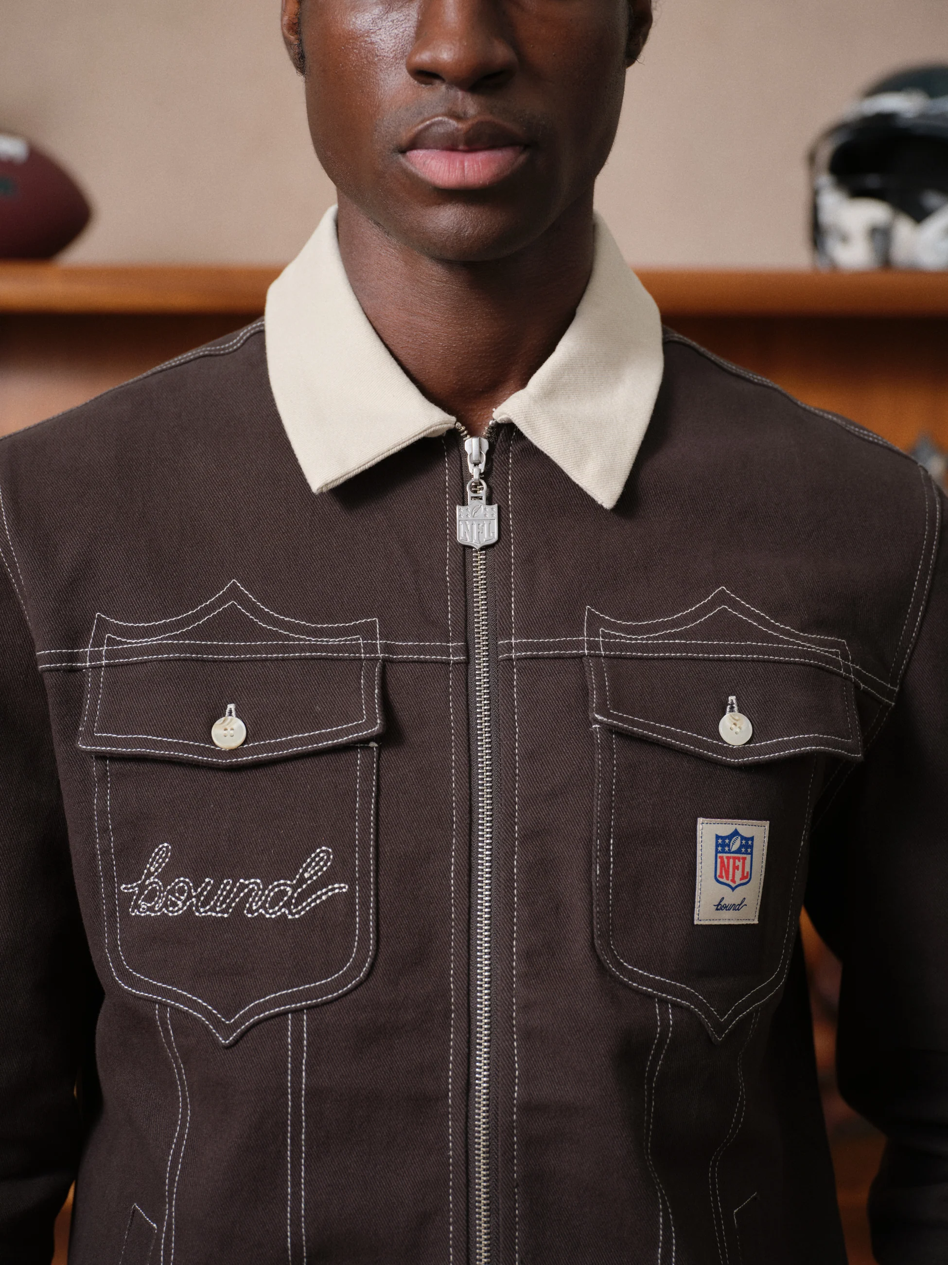 NFL VINTAGE CANVAS CHORE JACKET - Image 8