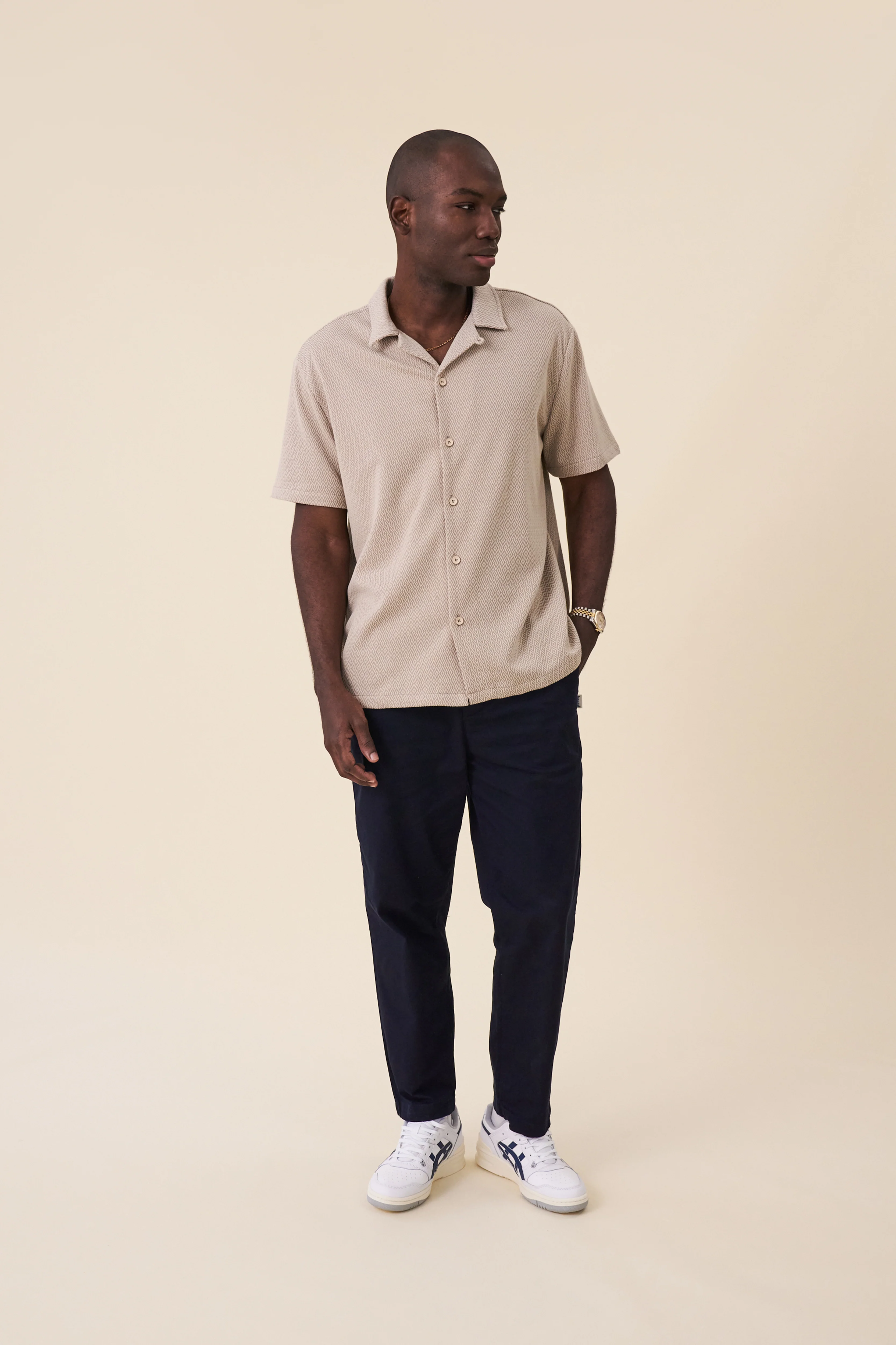OAT DIAMOND CUBAN SS SHIRT - Image 3