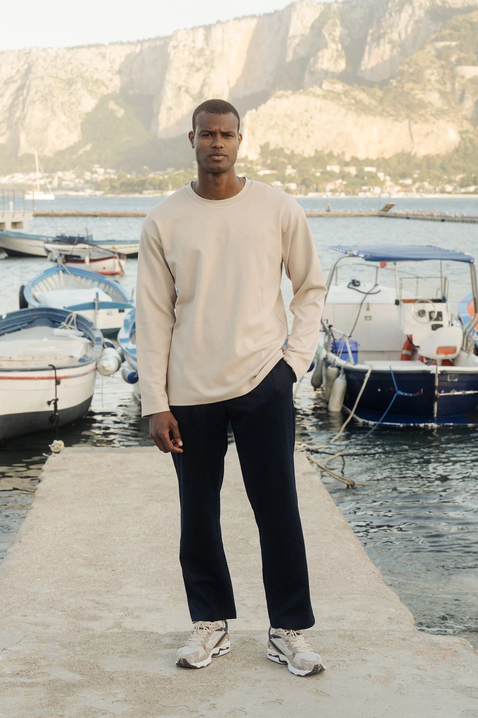 OAT LONGSLEEVE WAFFLE TEE - Image 5