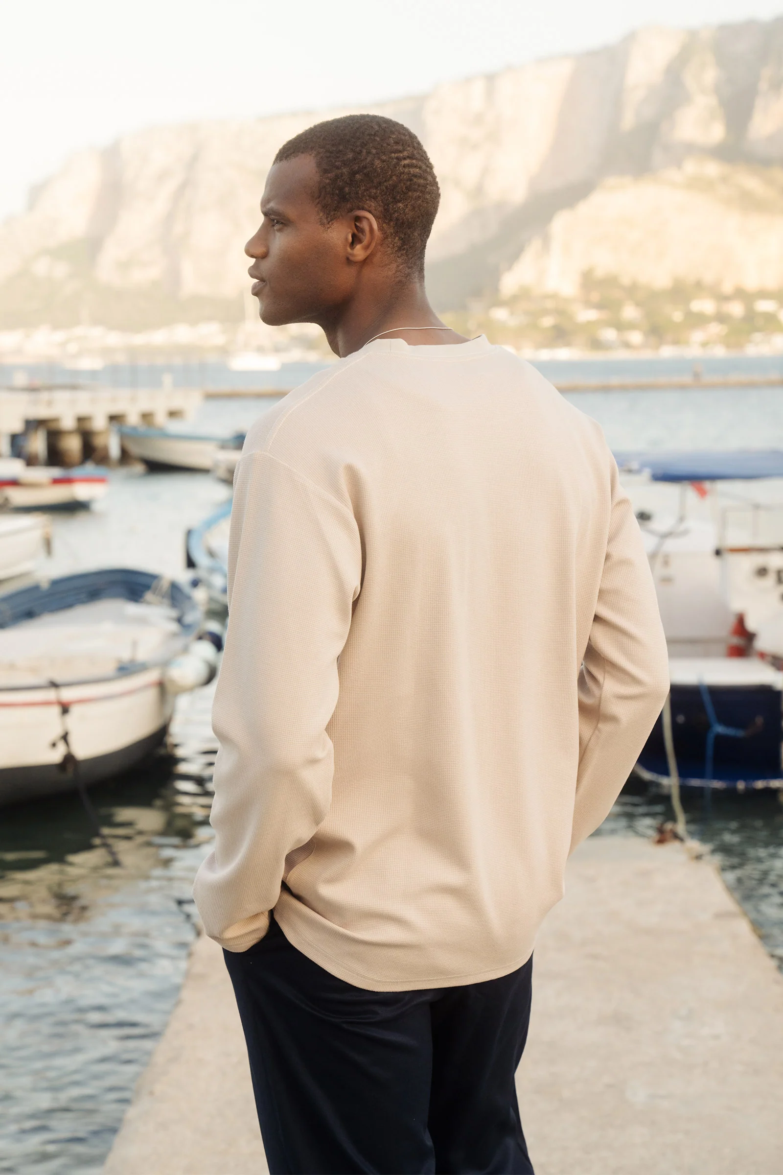 OAT LONGSLEEVE WAFFLE TEE - Image 6