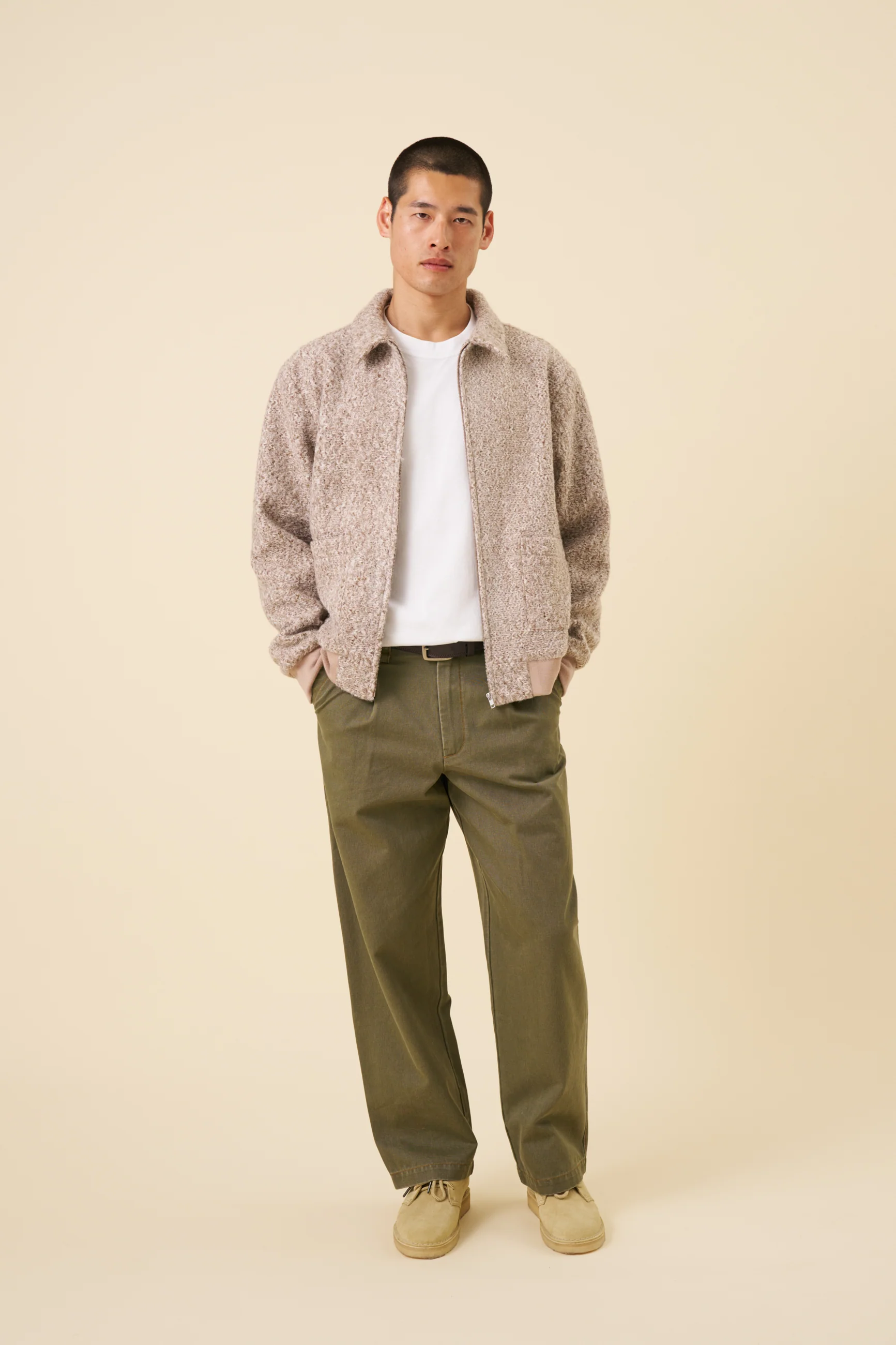OATMEAL TEXTURED CLOUD JACKET - Image 8
