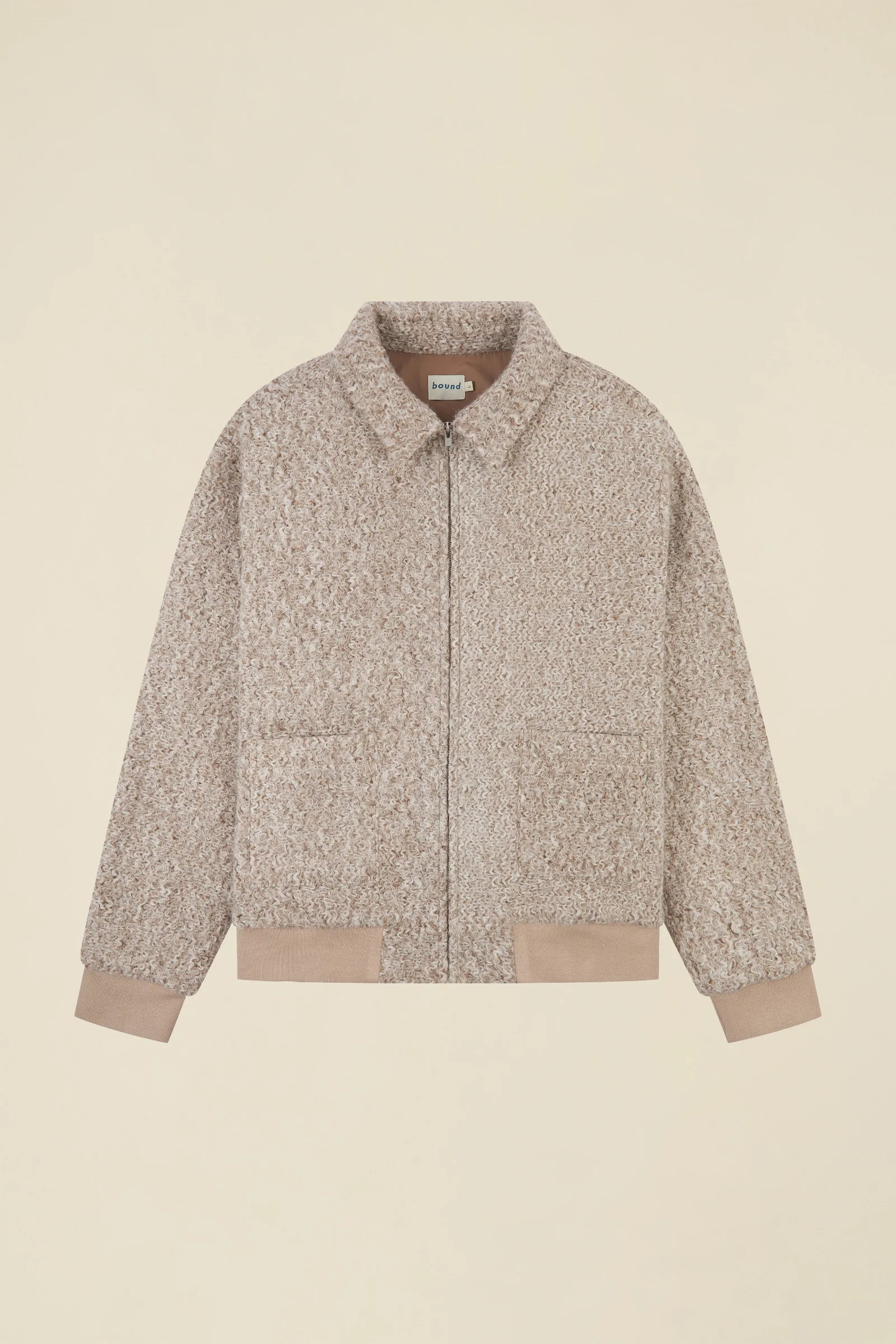 OATMEAL TEXTURED CLOUD JACKET - Image 9