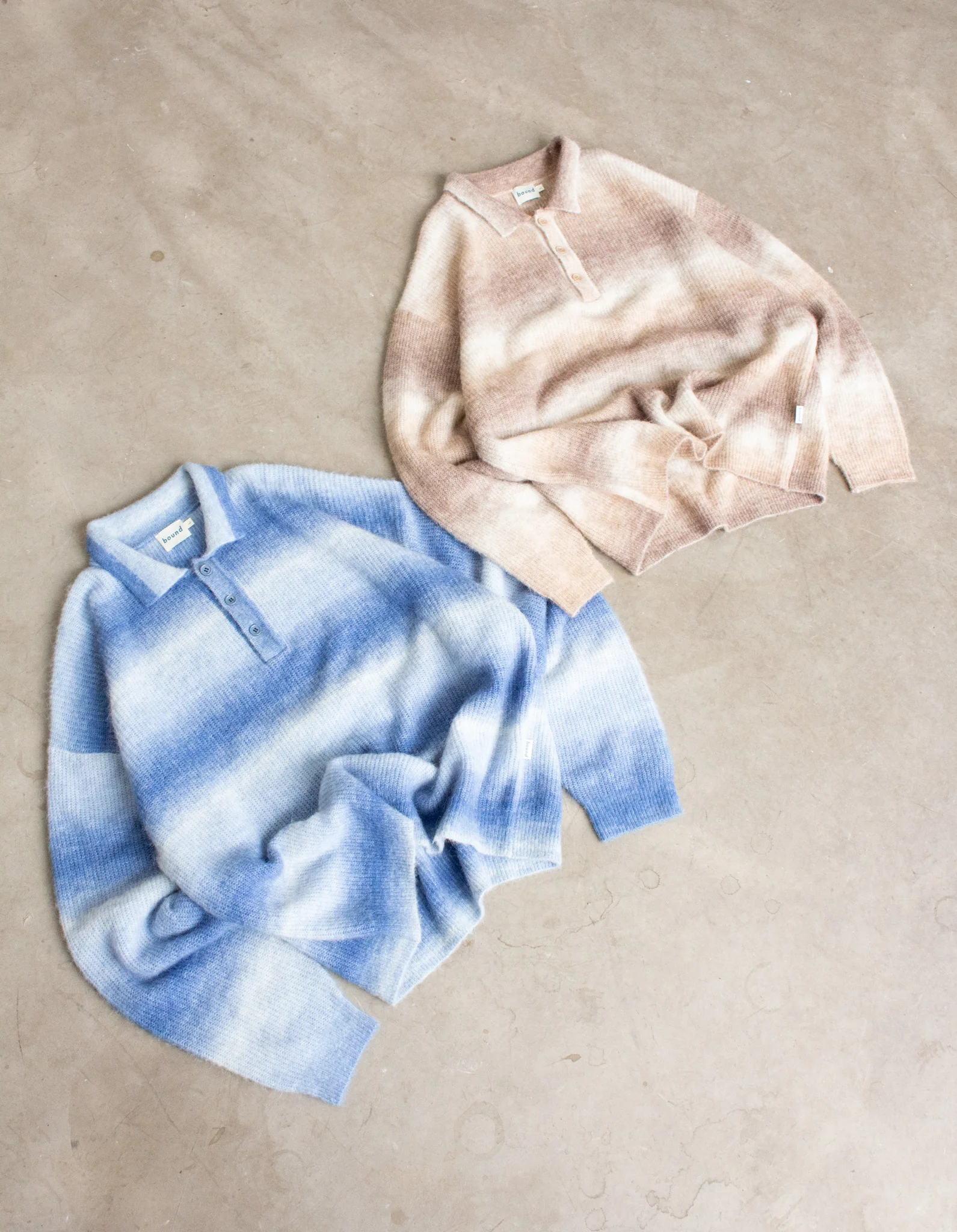 OCEAN GRADIENT ALPACA KNIT LONGSLEEVE POLO - Image 9