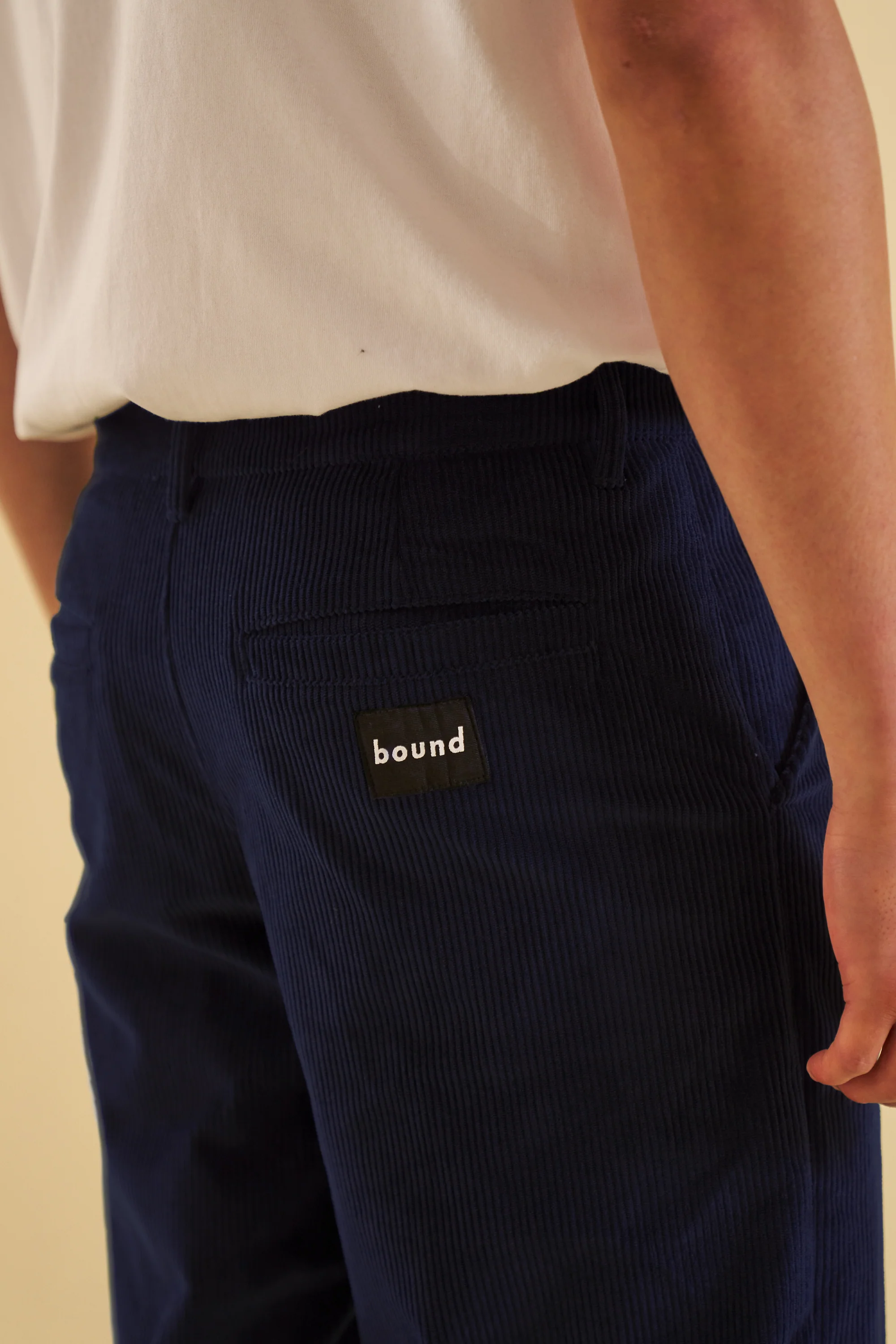 OCEAN NAVY CORDUROY TROUSERS - Image 3