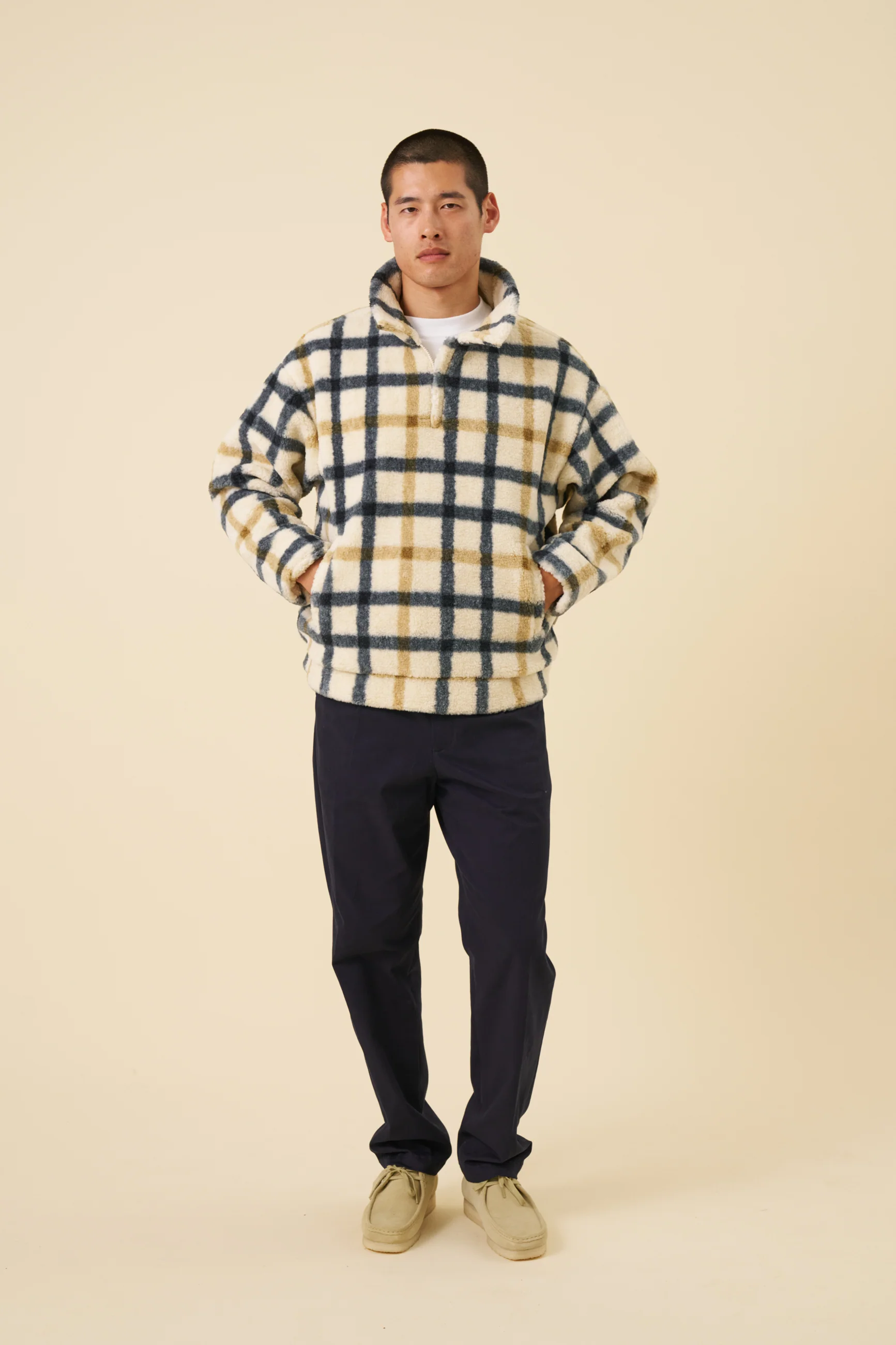 OFF WHITE CHECK FLEECE - Image 3