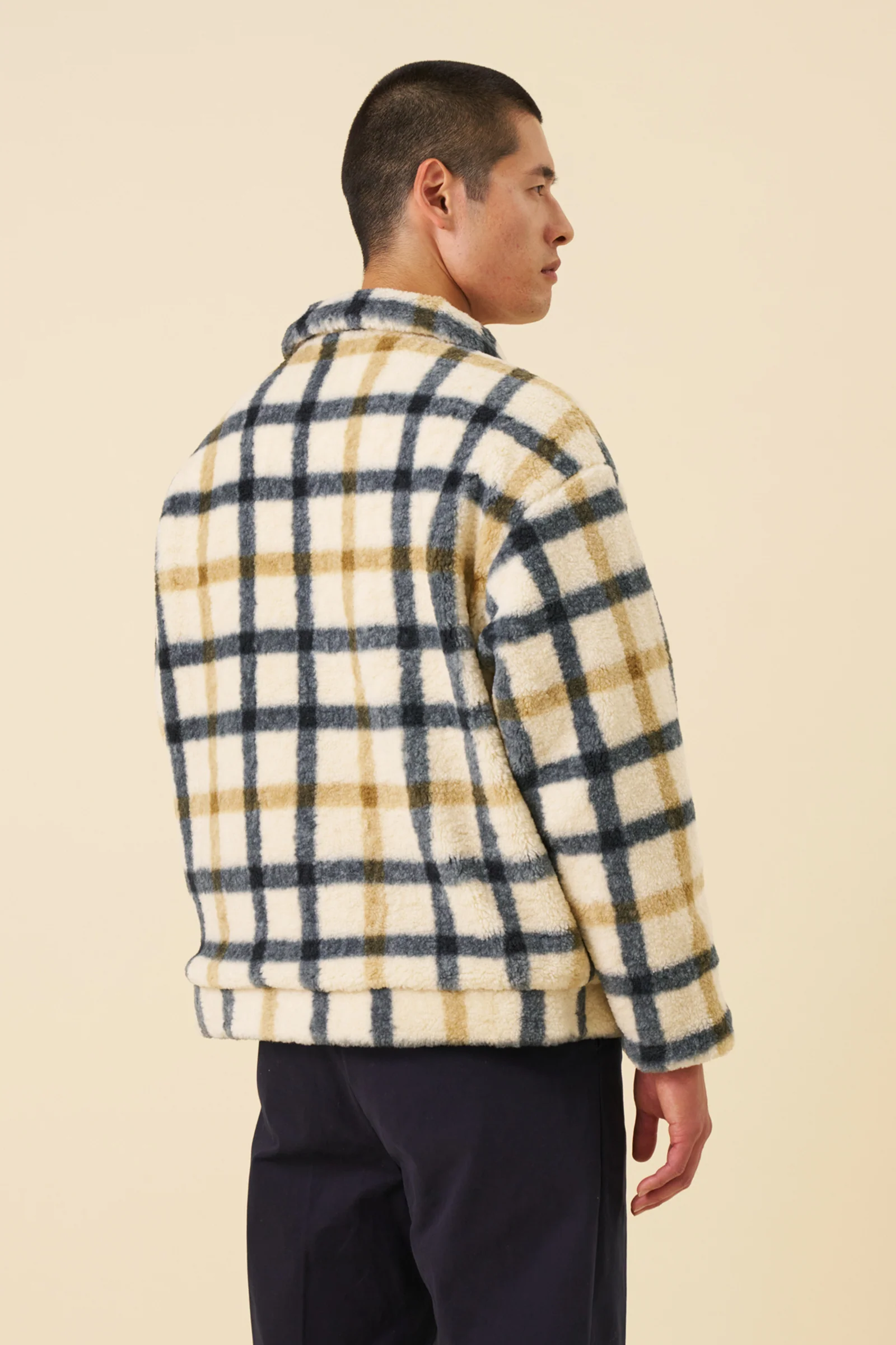 OFF WHITE CHECK FLEECE - Image 4