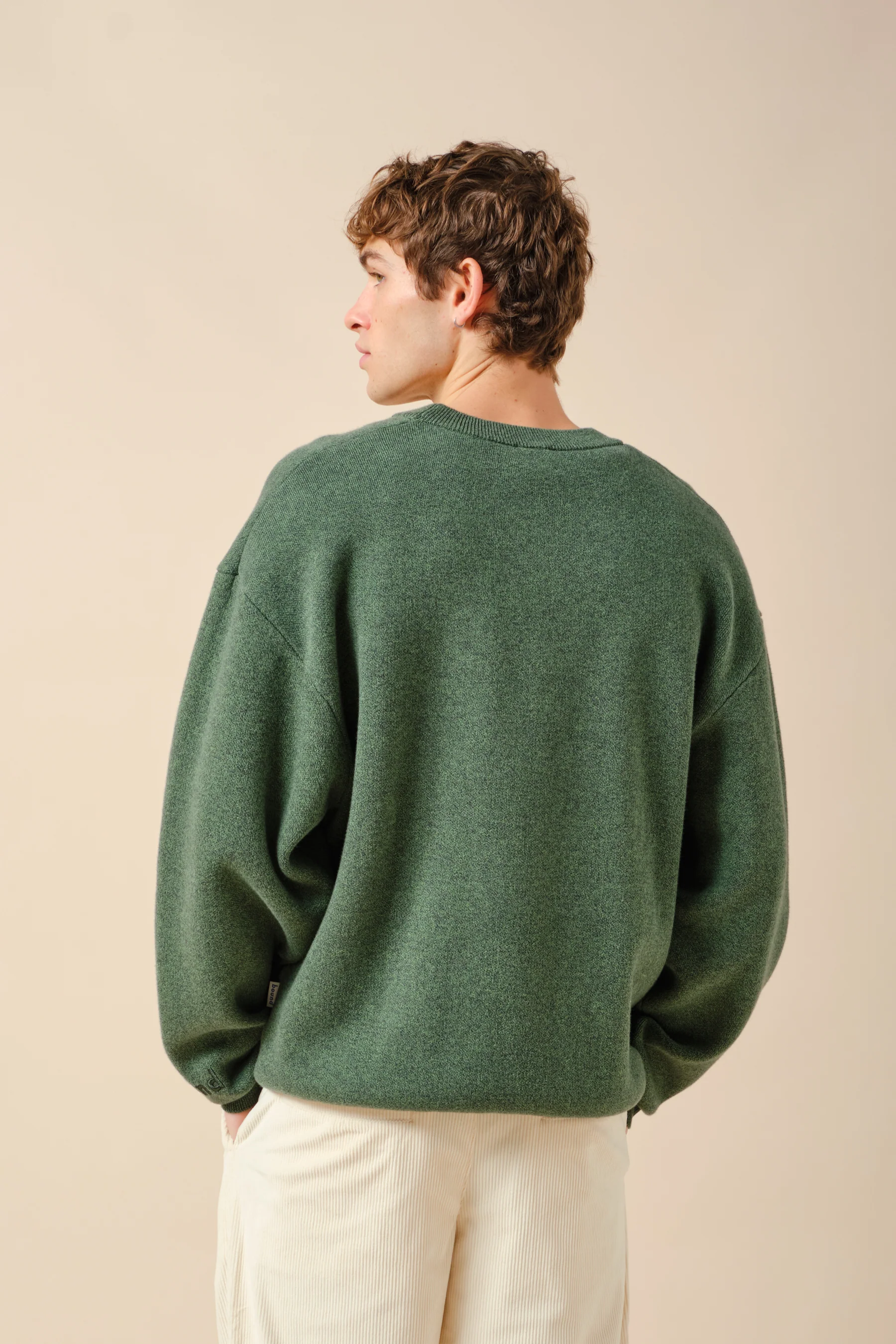 OGDEN MARL KNIT SWEATER - FOREST - Image 5