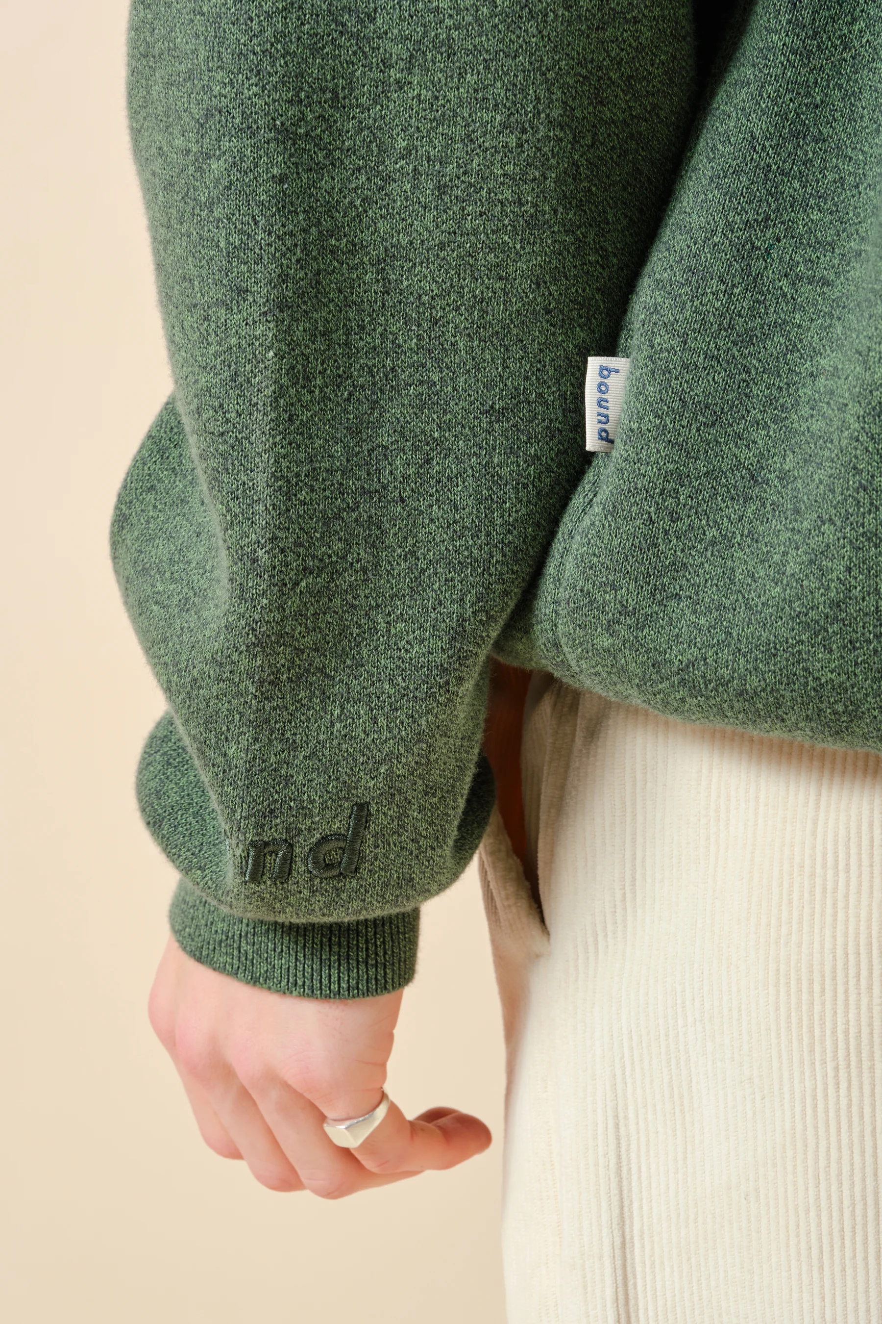 OGDEN MARL KNIT SWEATER - FOREST - Image 7