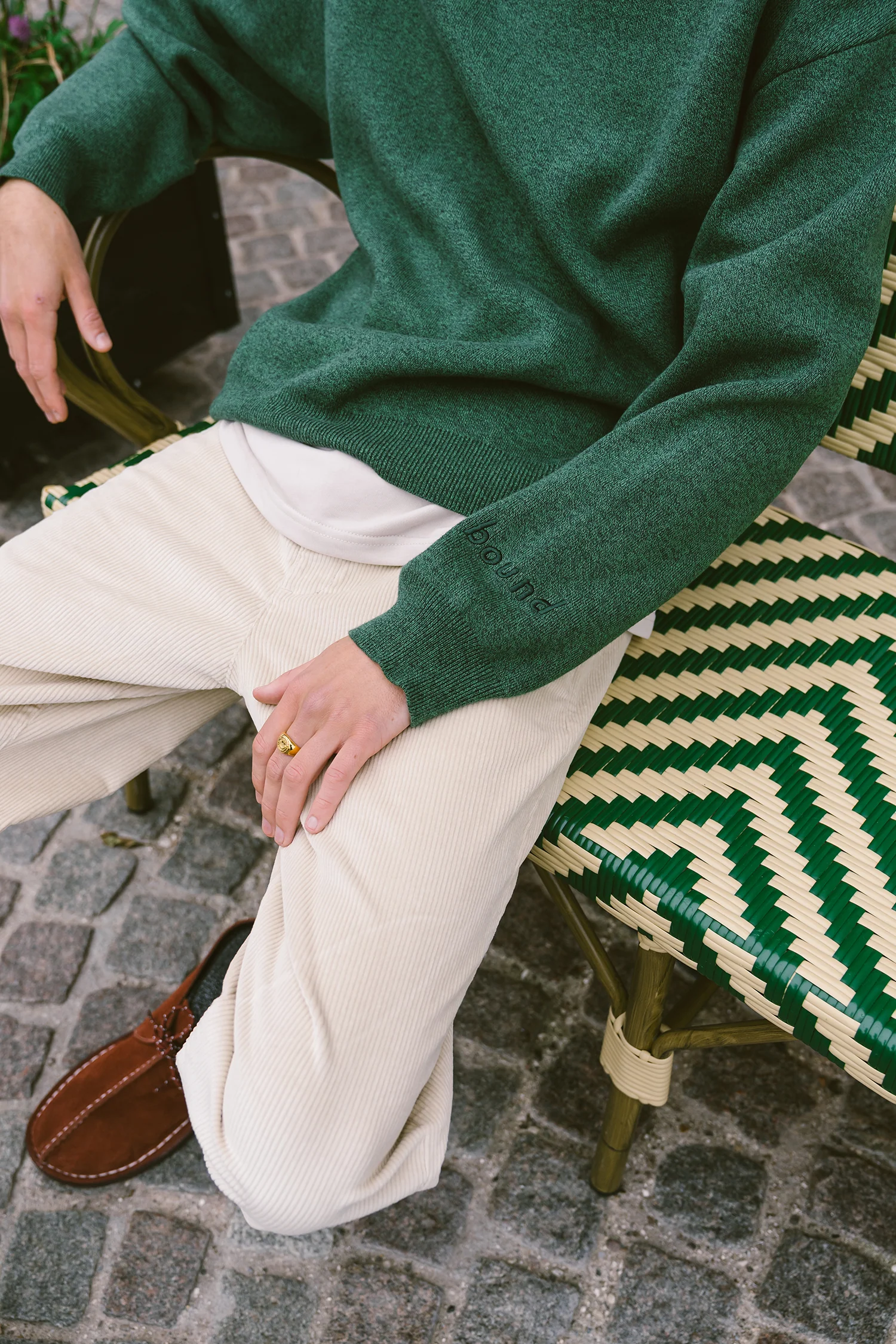 OGDEN MARL KNIT SWEATER - FOREST - Image 8